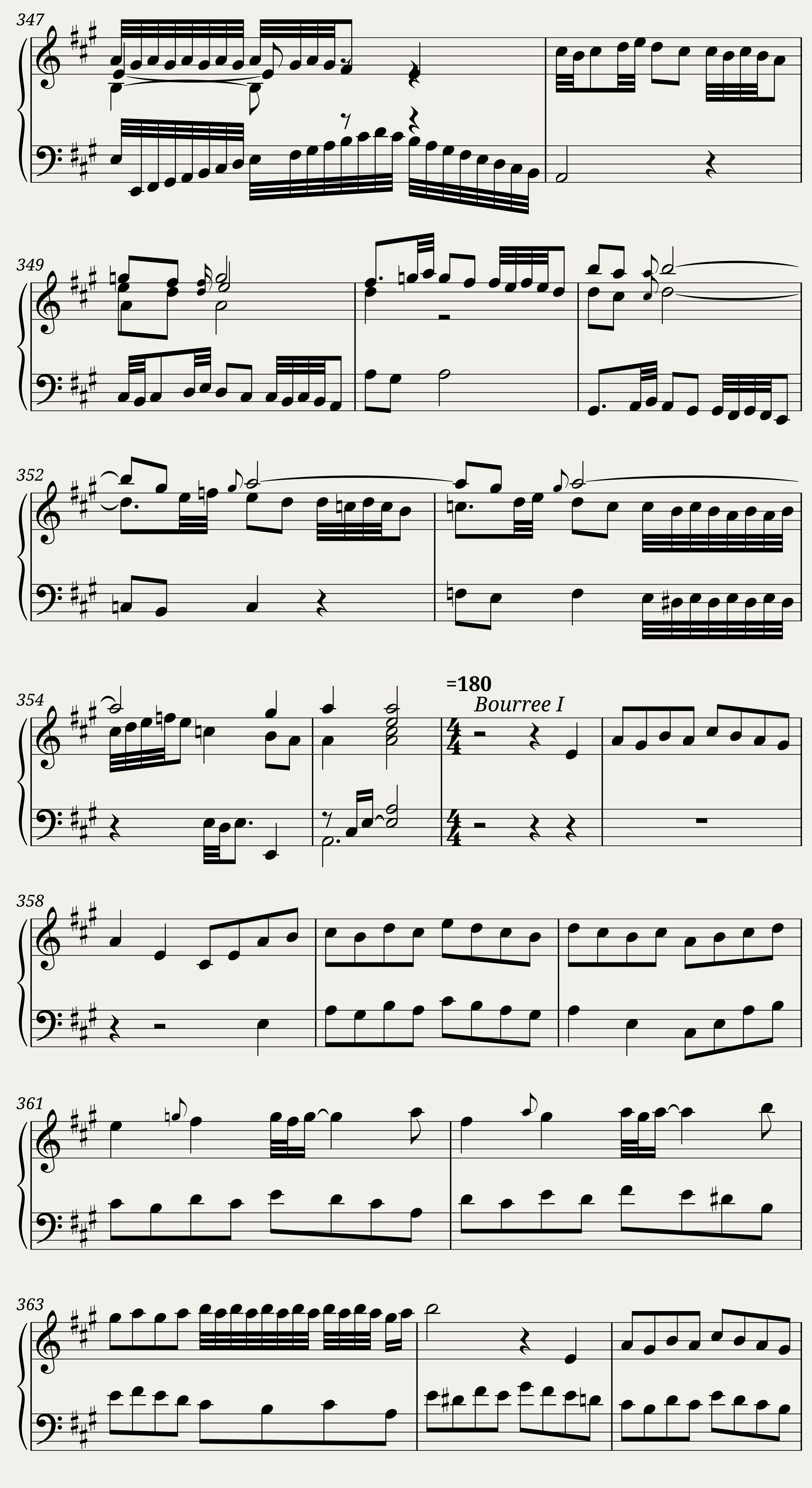 BWV 806: English Suite I (A = 415 Hz) - Harpsichord sound — 28/43