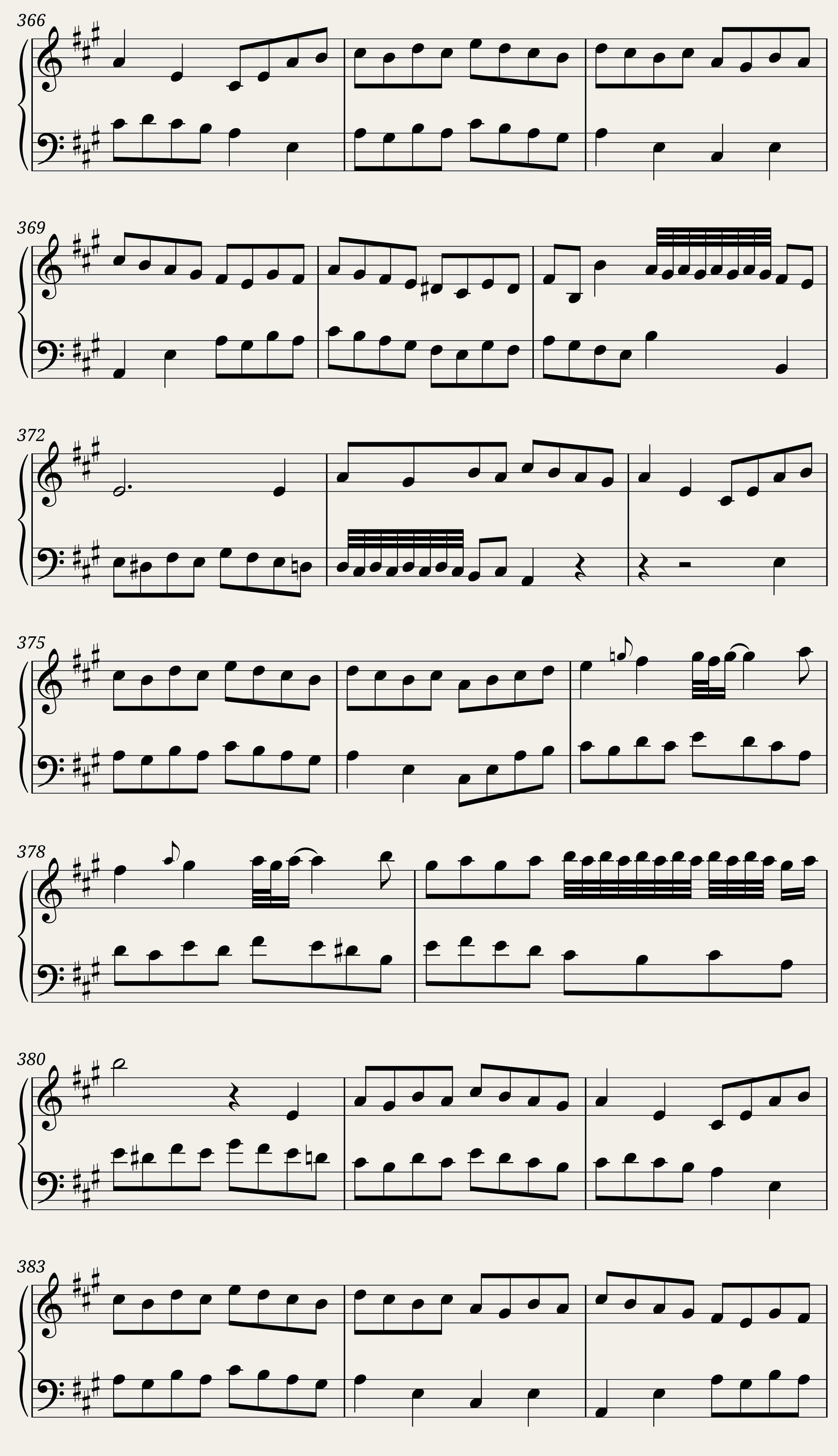 BWV 806: English Suite I (A = 415 Hz) - Harpsichord sound — 29/43