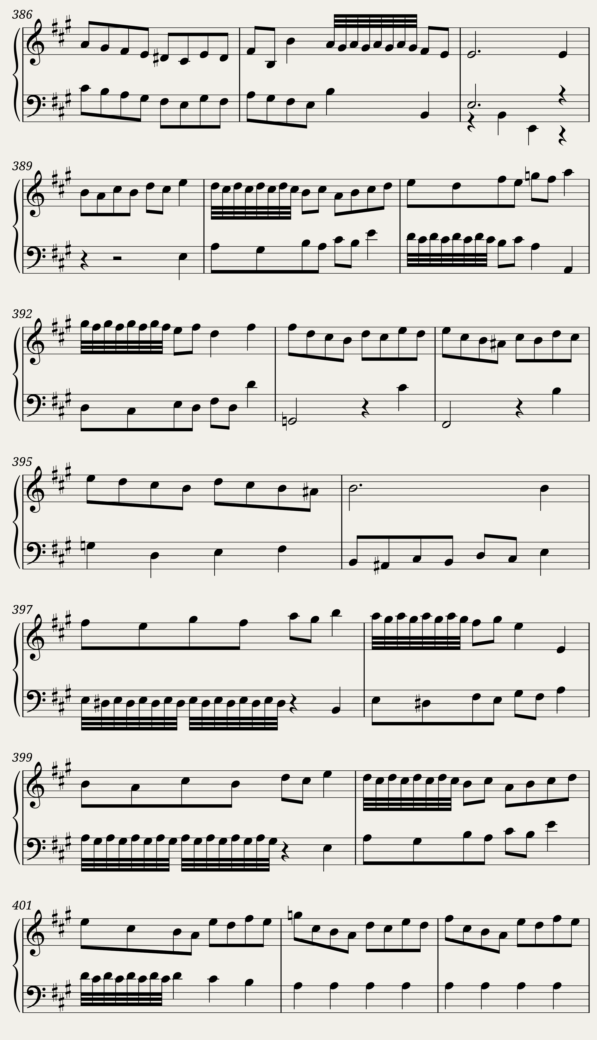 BWV 806: English Suite I (A = 415 Hz) - Harpsichord sound — 30/43