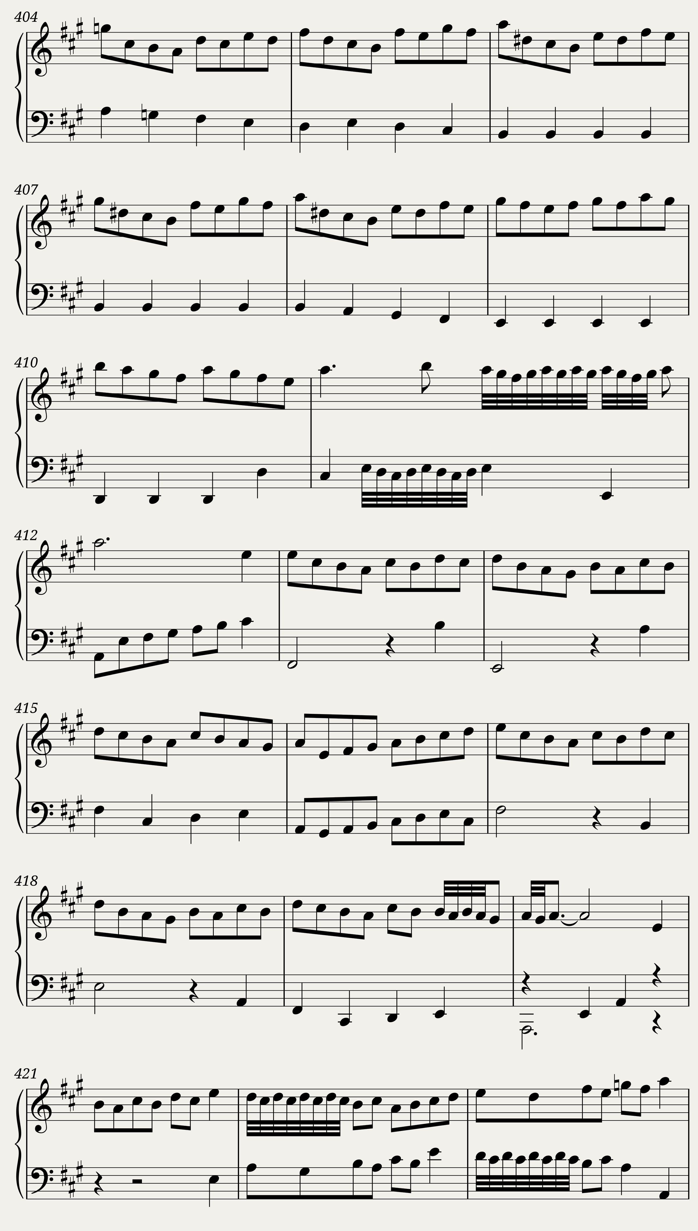 BWV 806: English Suite I (A = 415 Hz) - Harpsichord sound — 31/43