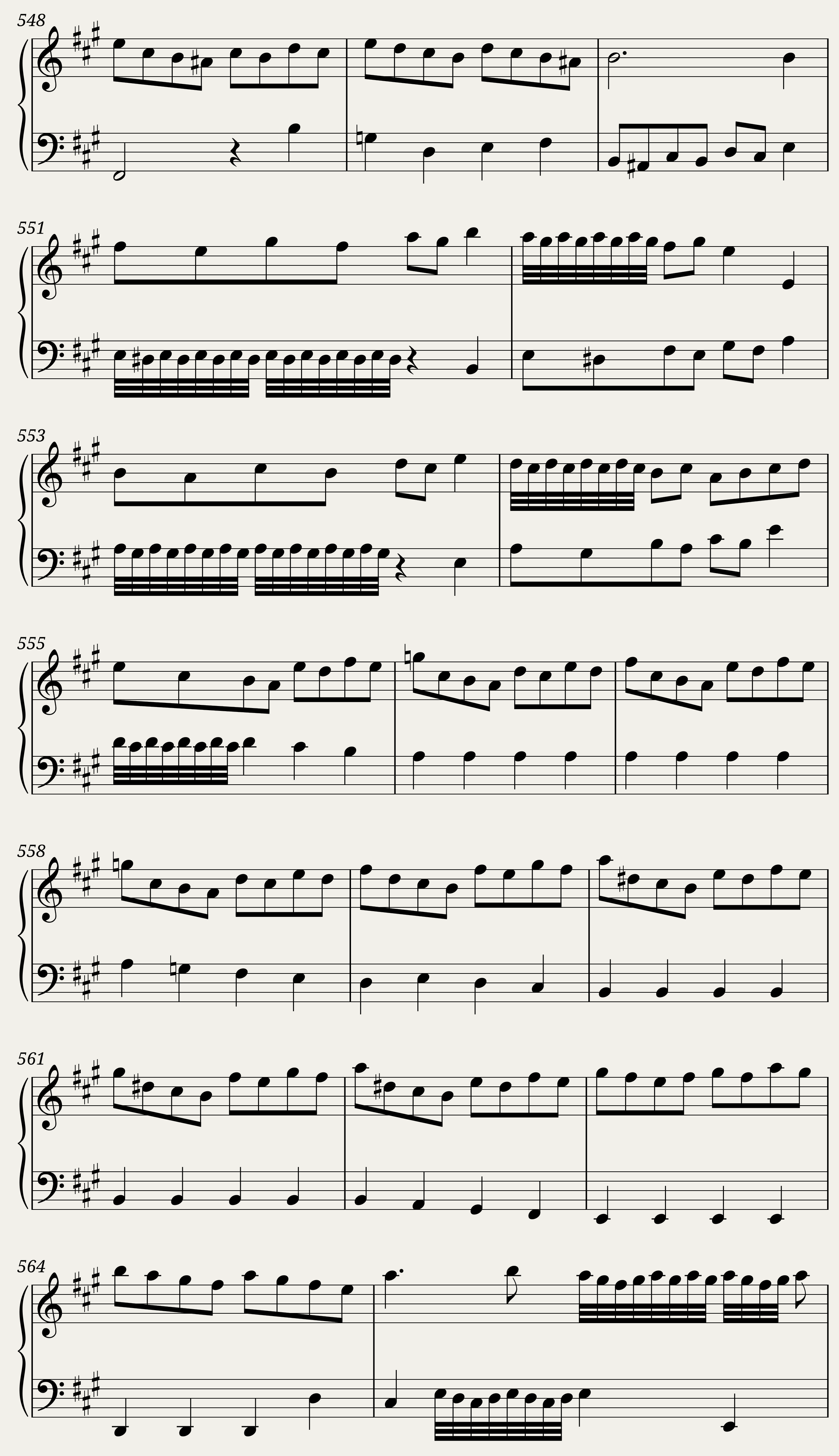 BWV 806: English Suite I (A = 415 Hz) - Harpsichord sound — 38/43