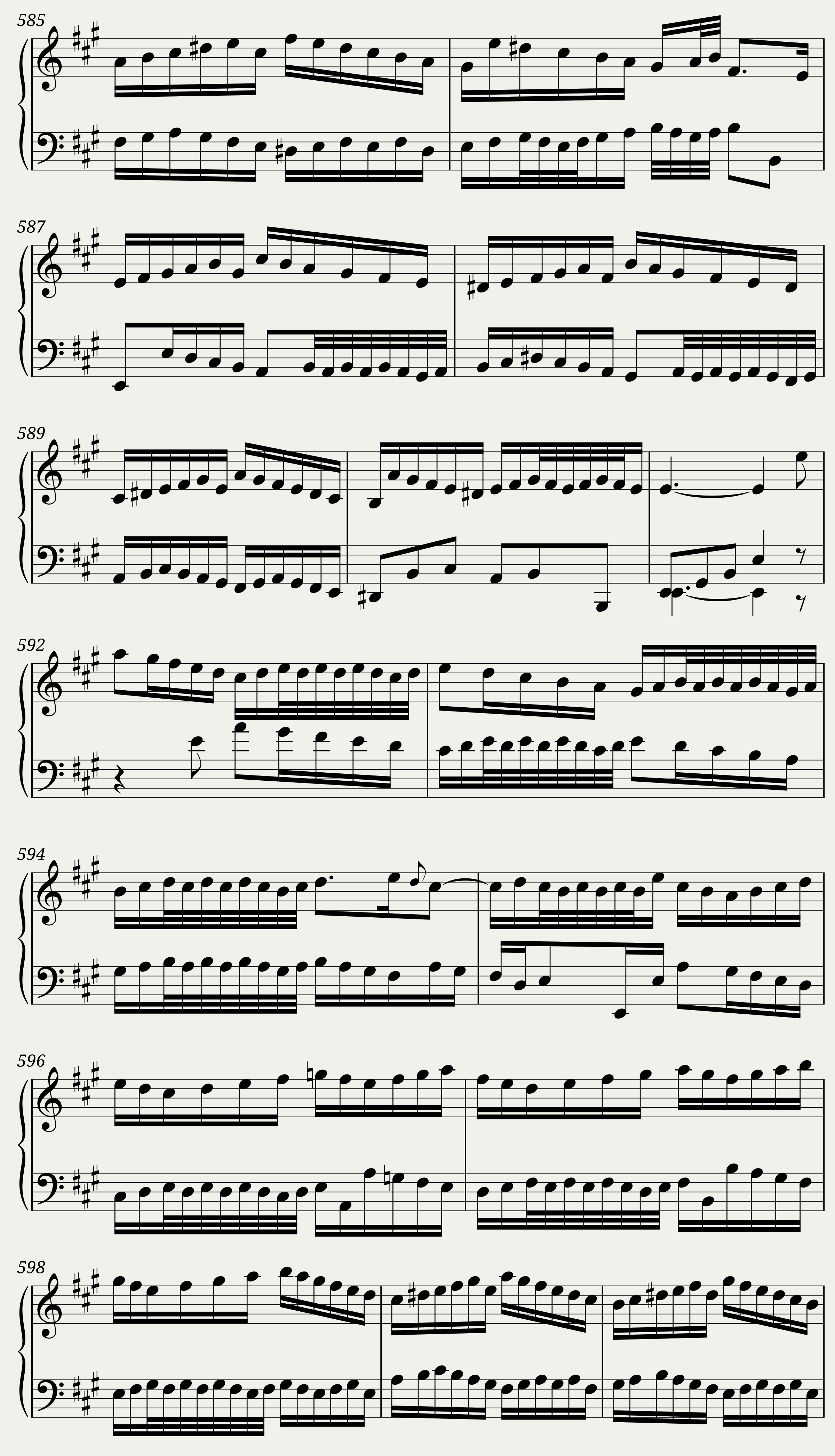 BWV 806: English Suite I (A = 415 Hz) - Harpsichord sound — 40/43