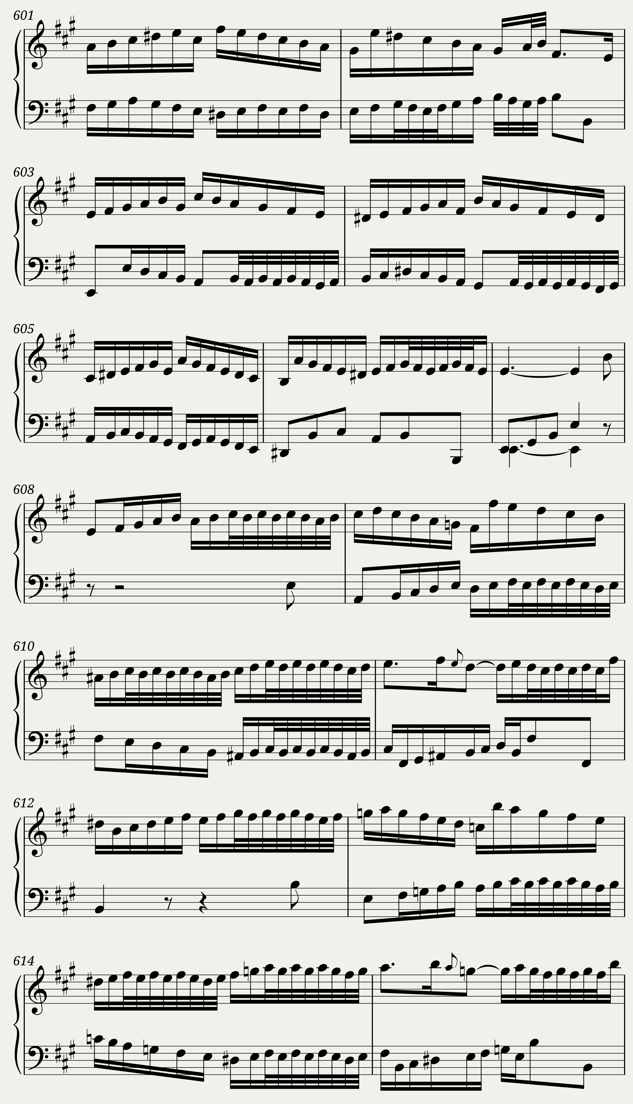 BWV 806: English Suite I (A = 415 Hz) - Harpsichord sound — 41/43