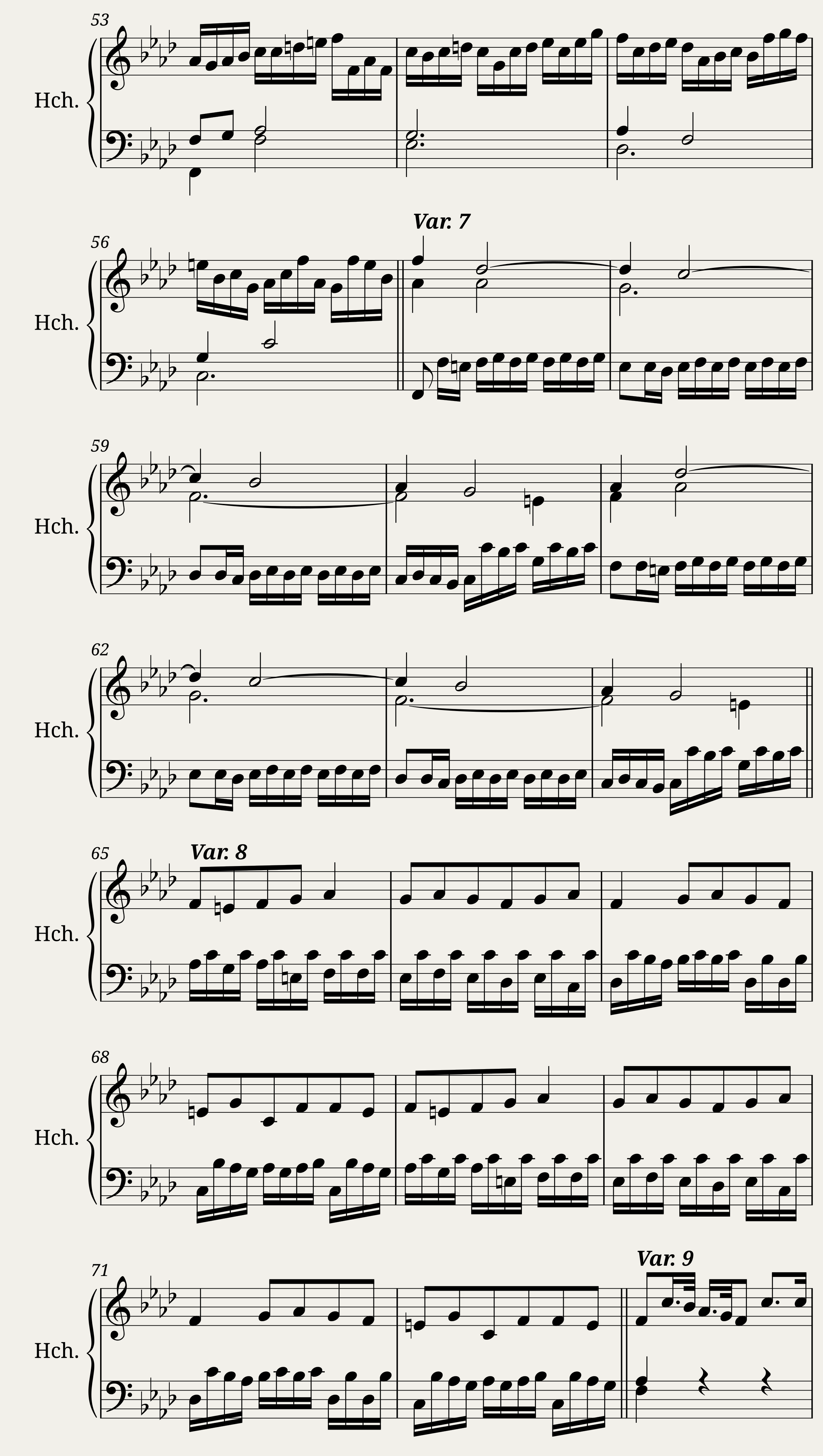 Ciacona in F Minor — 3/7