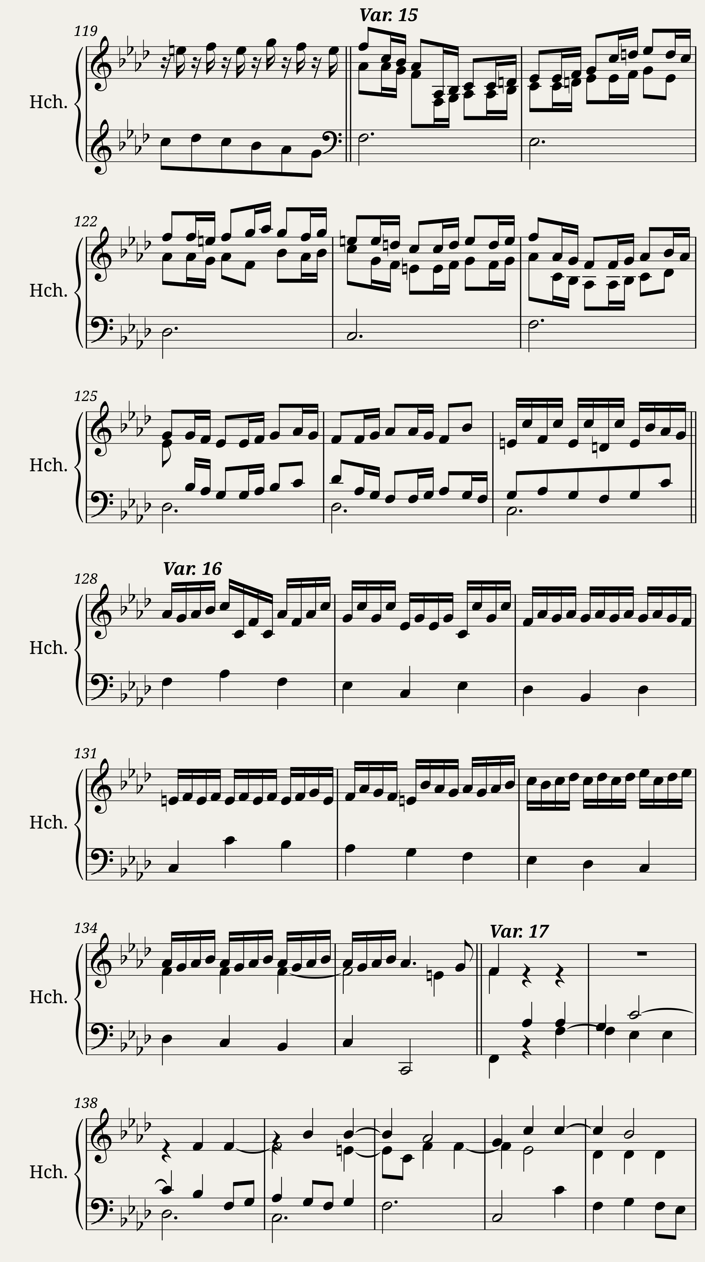 Ciacona in F Minor — 6/7