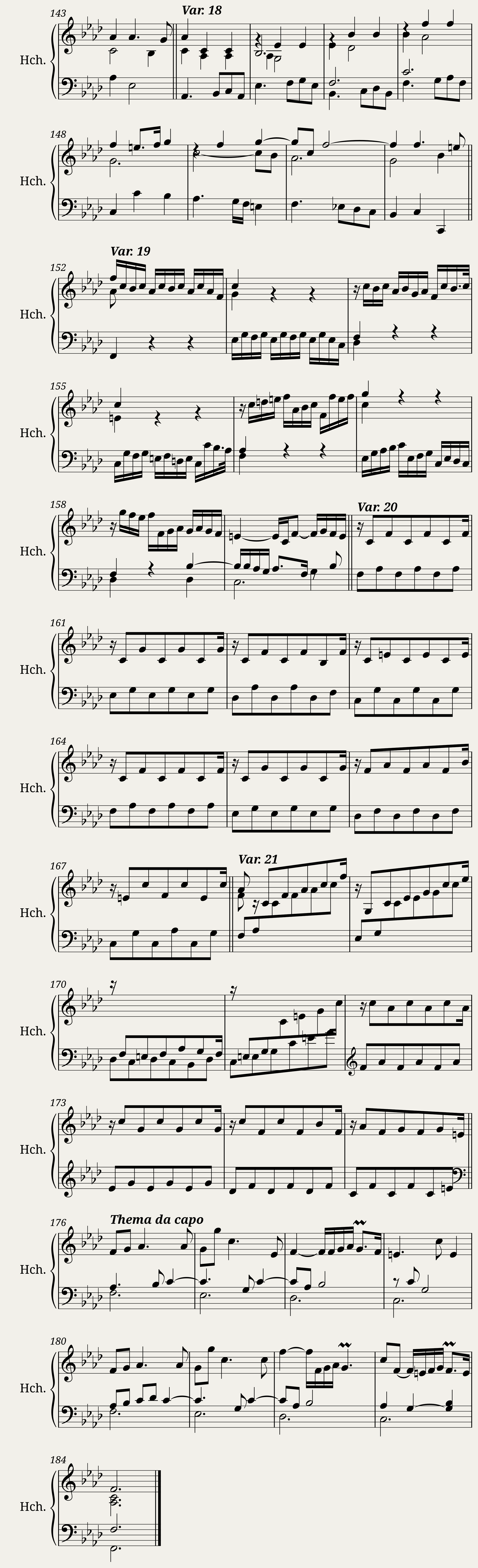 Ciacona in F Minor — 7/7