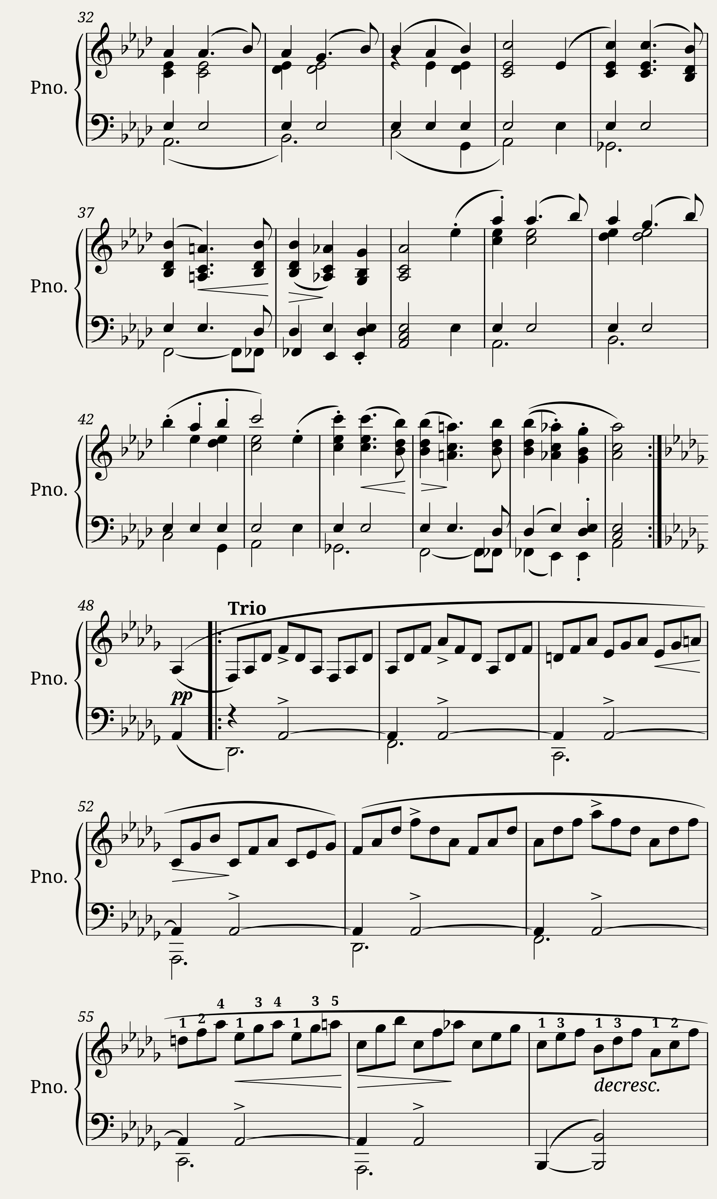 Schubert Impromptu Op. 142 No. 2 — 2/6