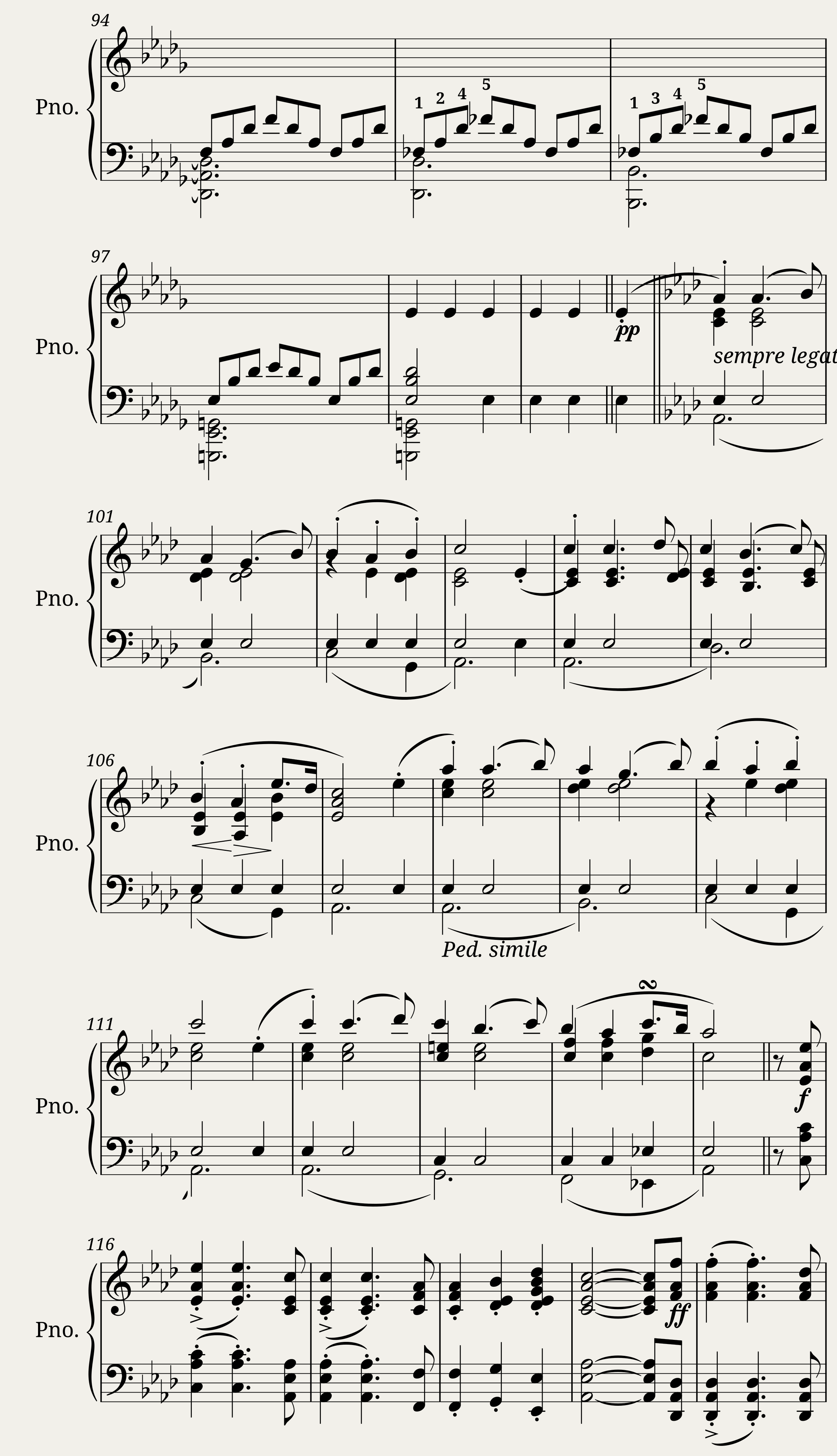 Schubert Impromptu Op. 142 No. 2 — 5/6