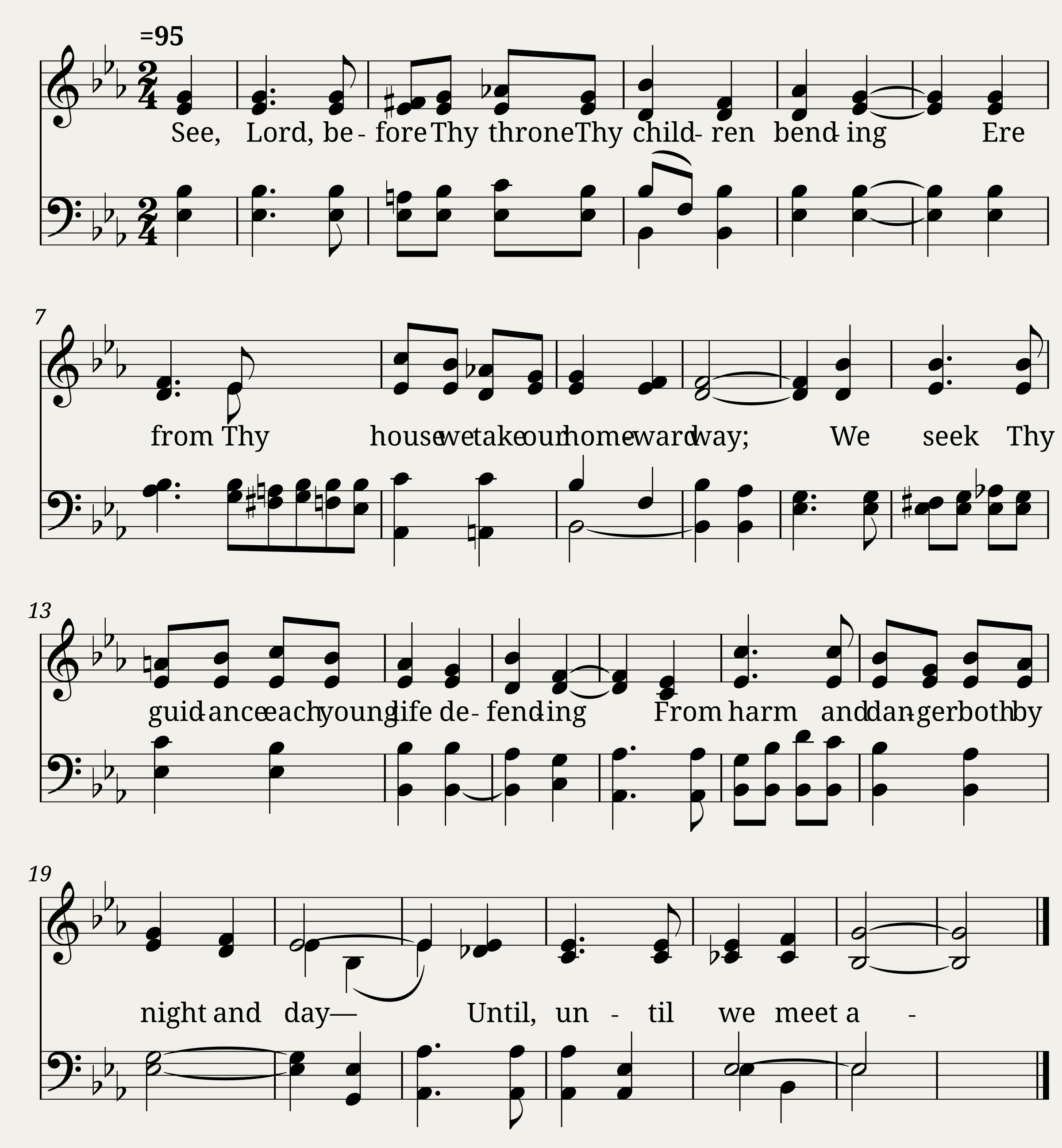 See lord before thy throne - Frederick W. Clunk