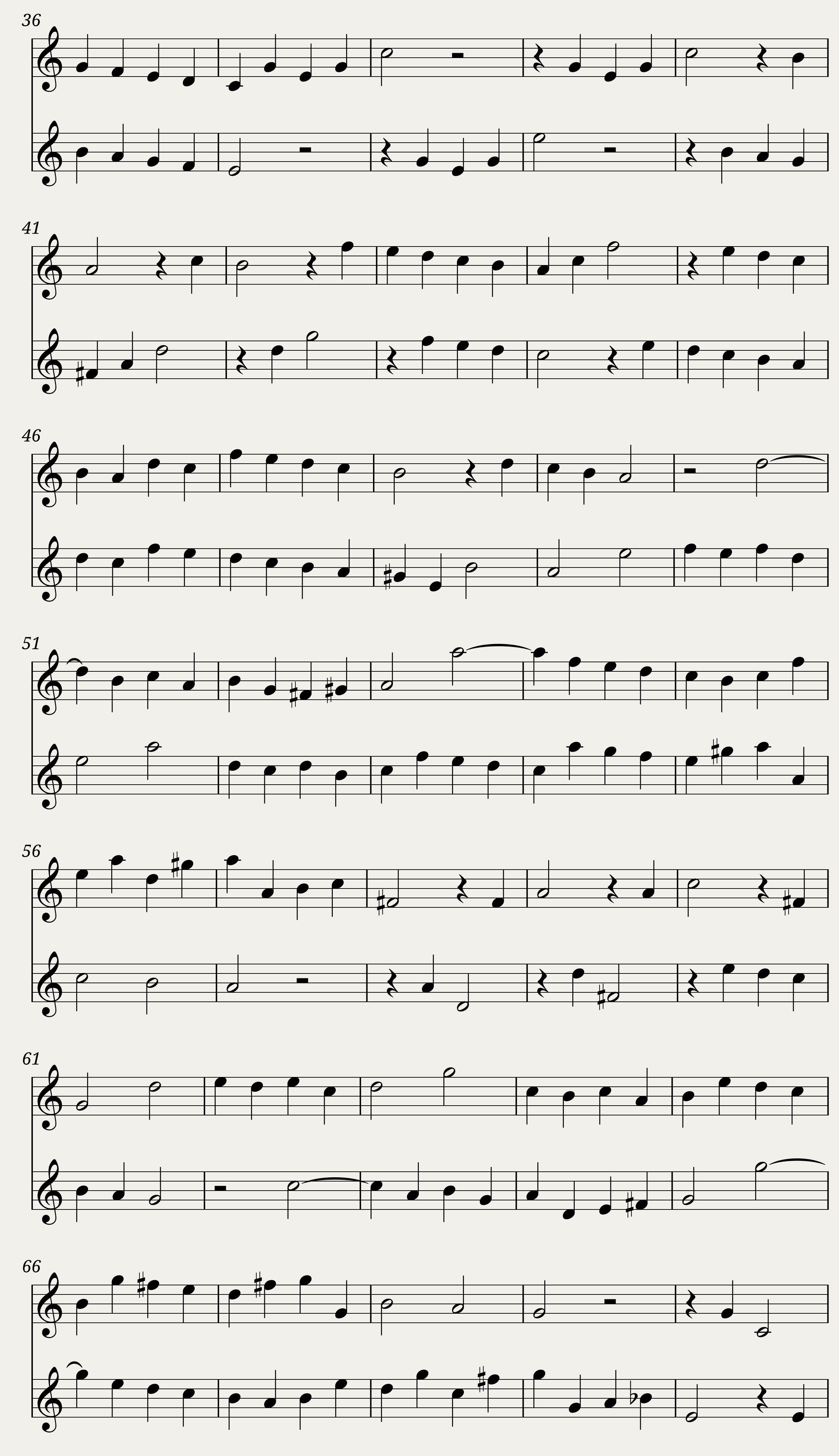 Telemann - Sonata 6 — 2/4