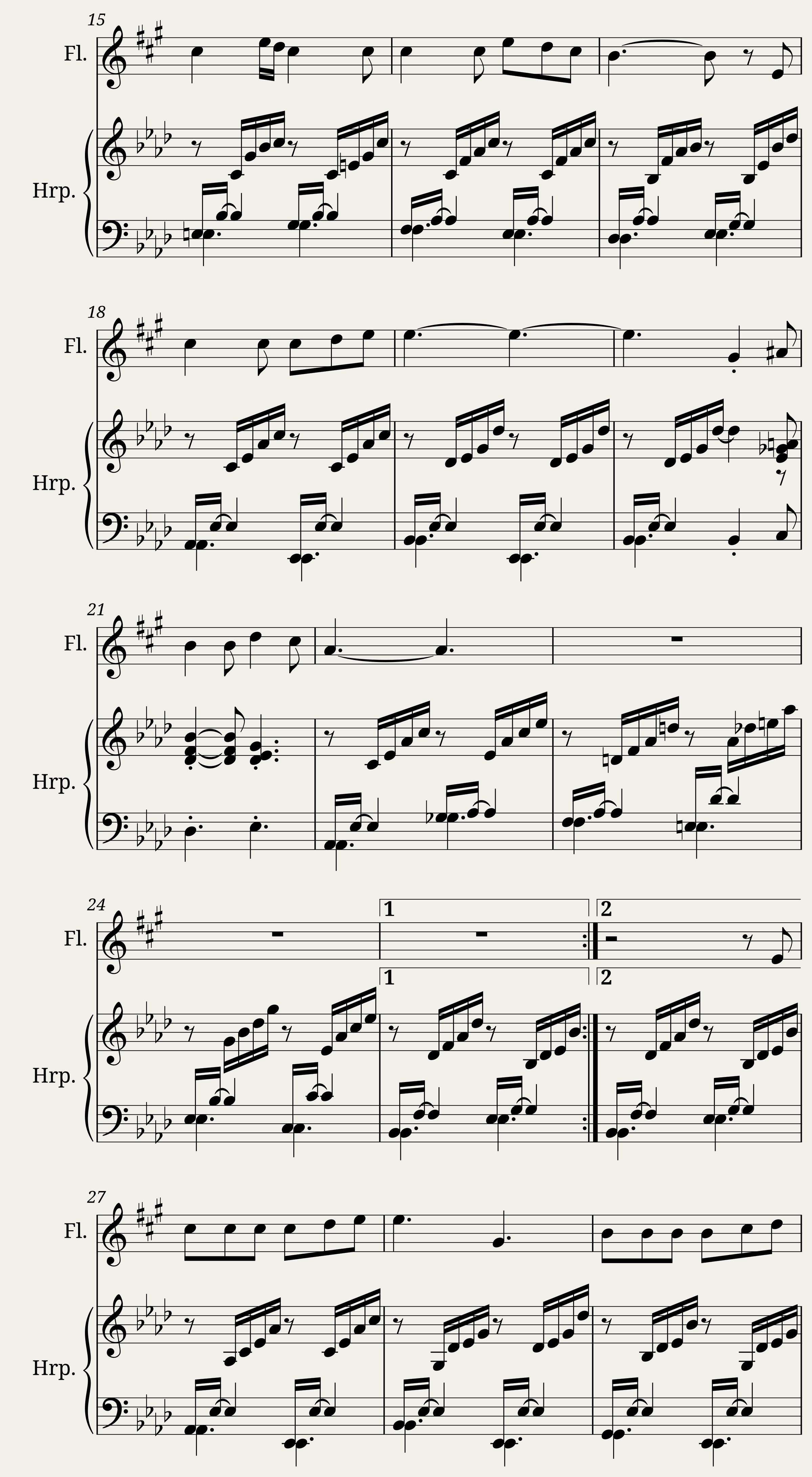 Prelude No. 1 in C Major (BWV 846) for Flute — 2/2