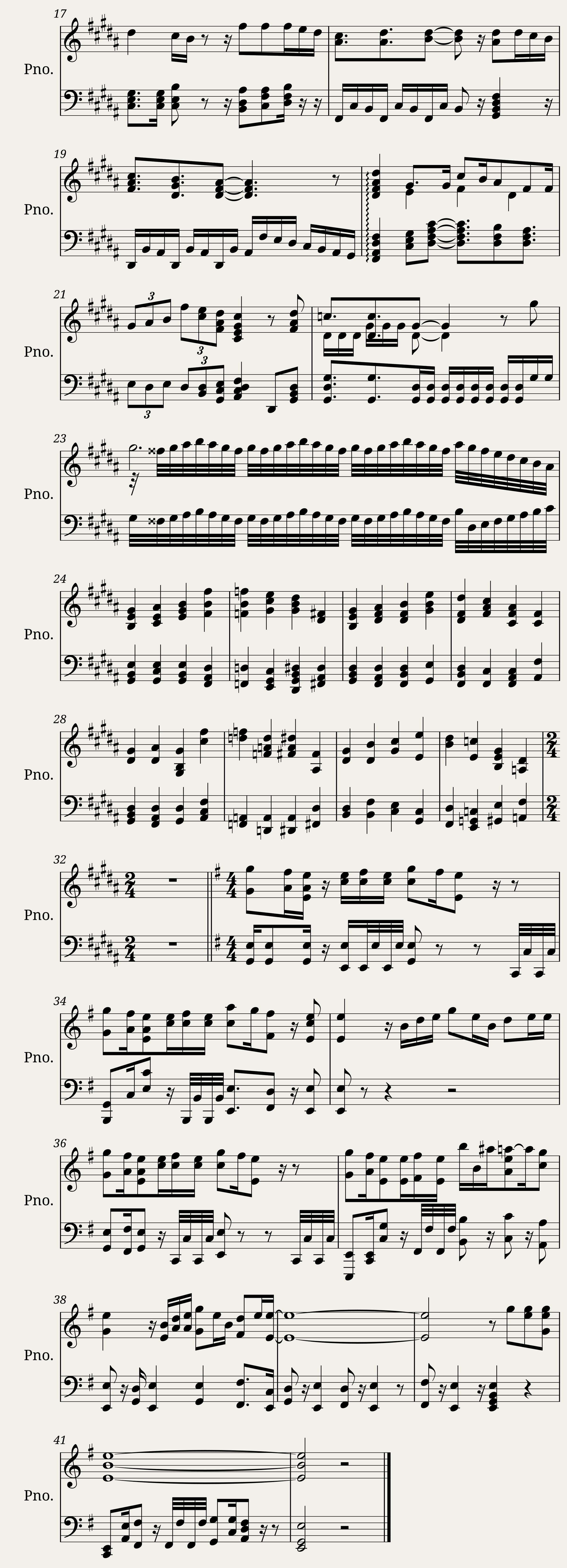Uragirimono no Requiem (Piano Arrangement) — 2/2