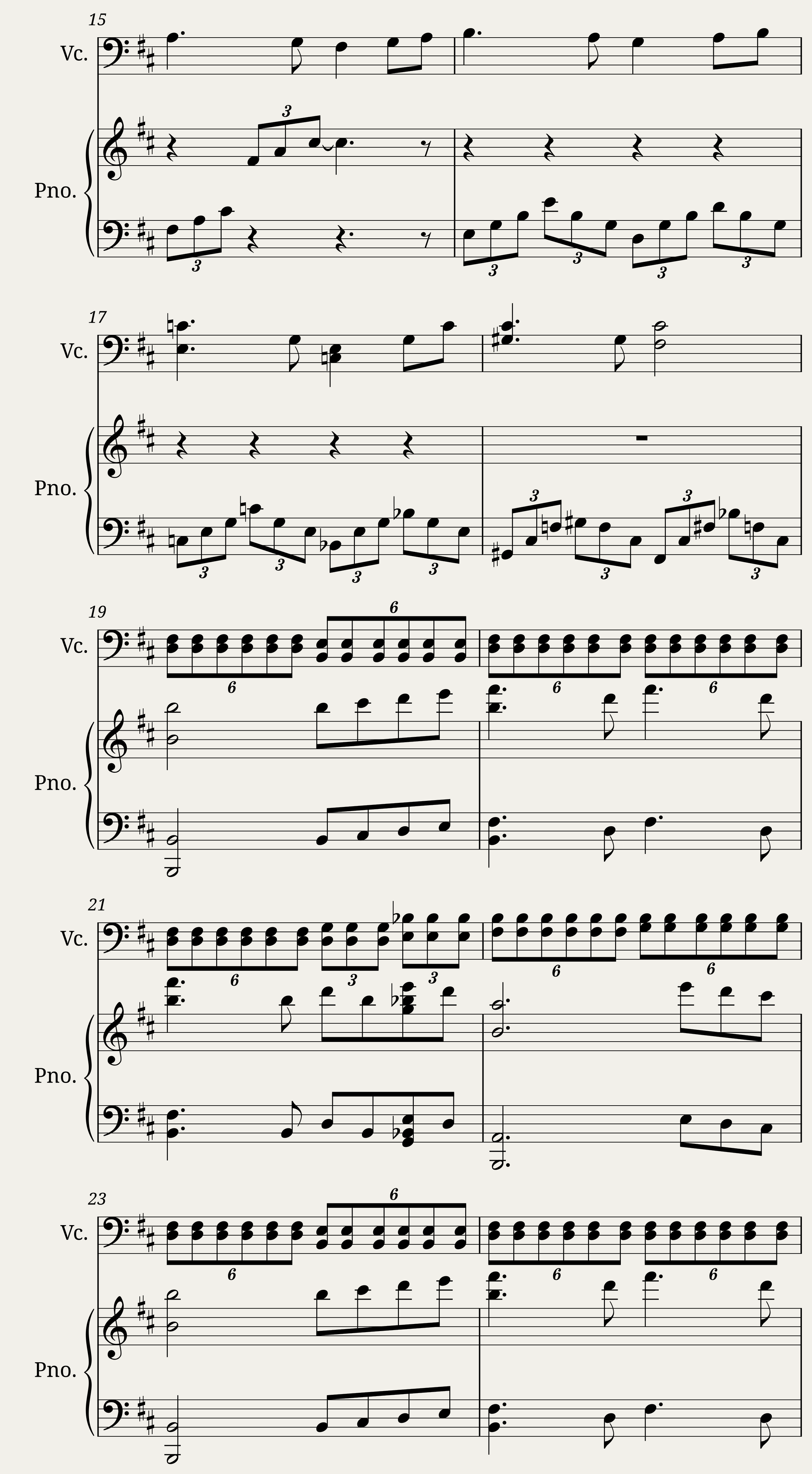 Swan Lake Cello and Piano — 2/4