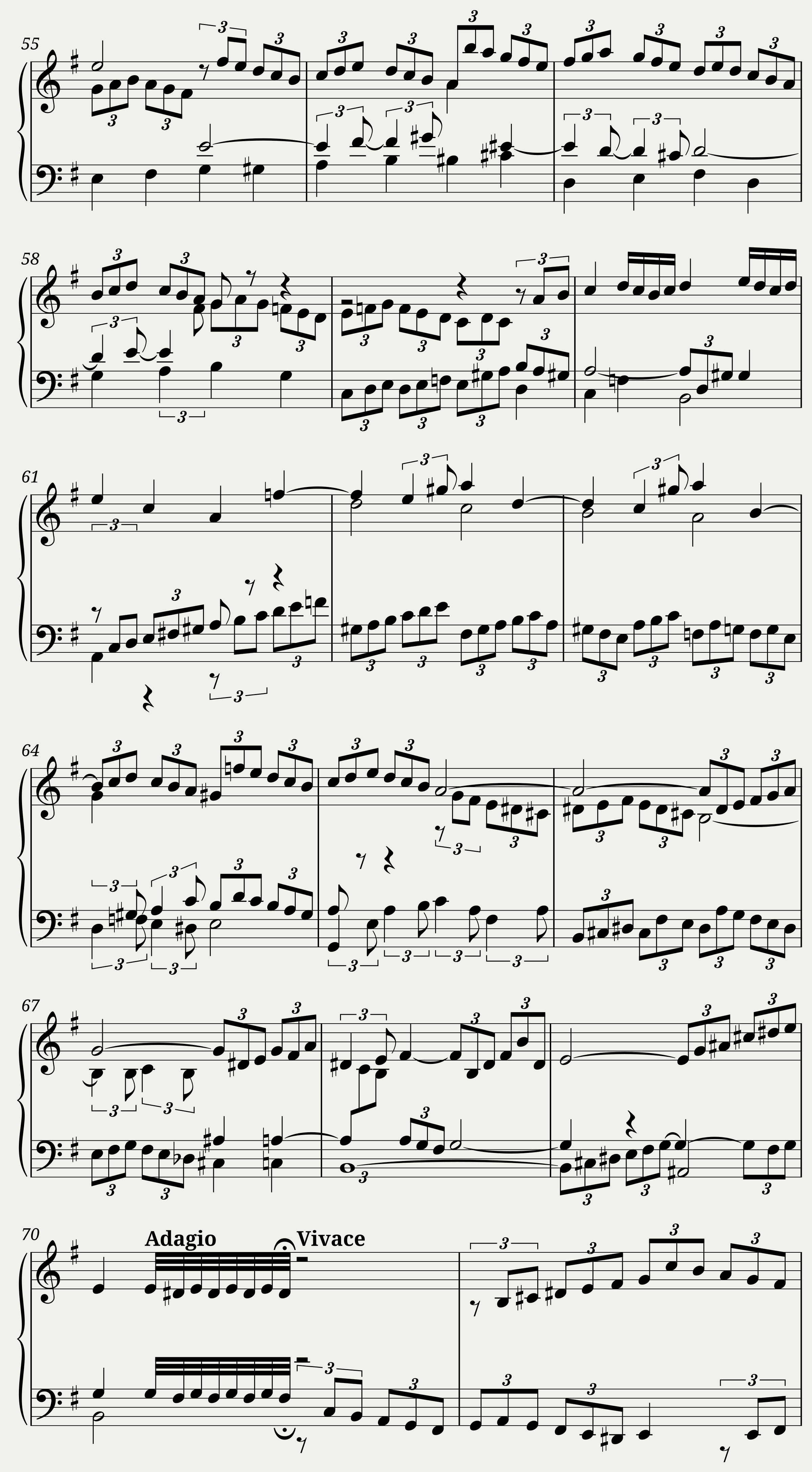 BWV 889 The Well-Tempered Clavier Part II Fuga XX — 3/3