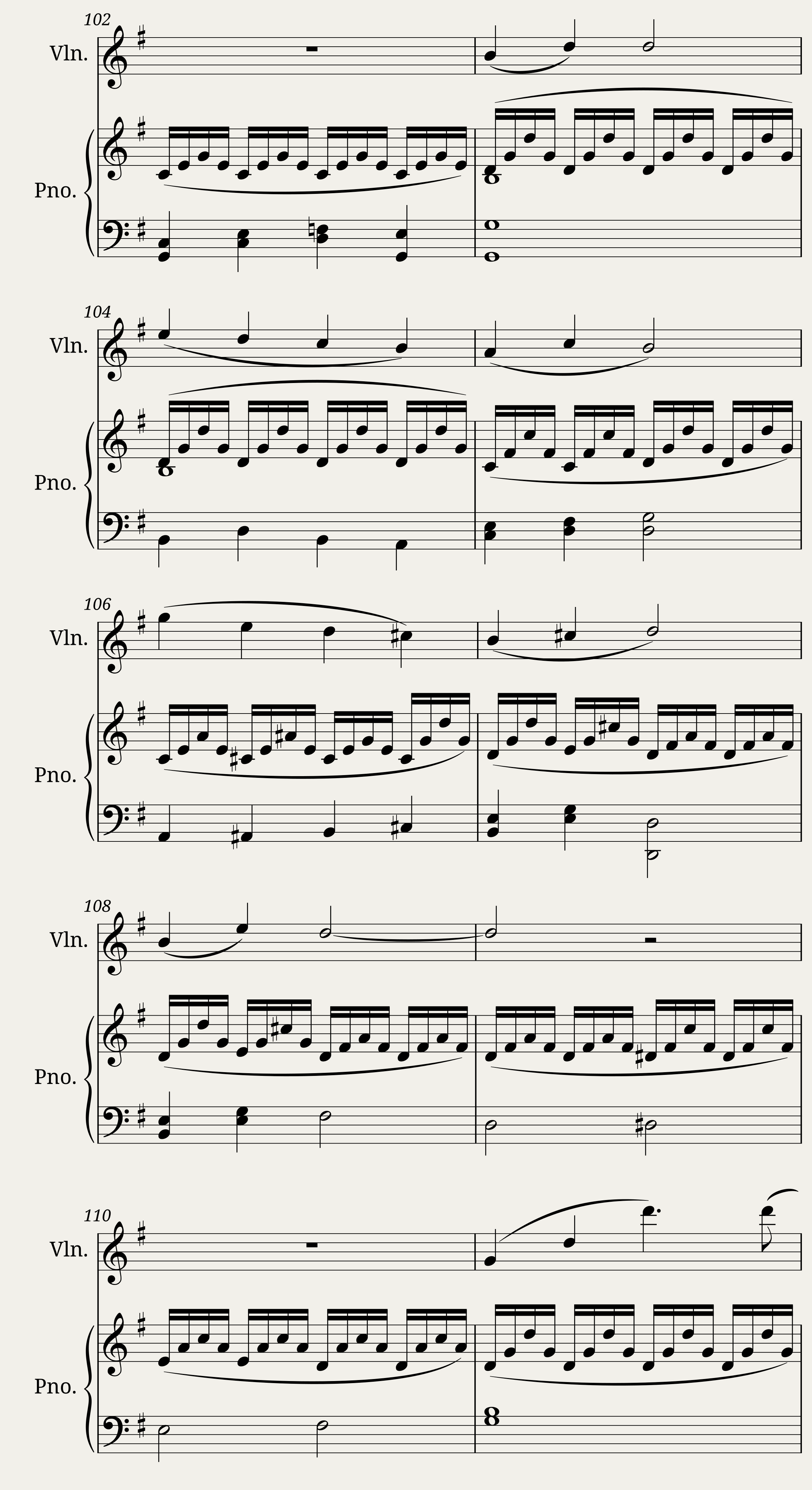 Piano and violin sonata n1 in G major by Dominique Picard - 3rd mv — 10/22