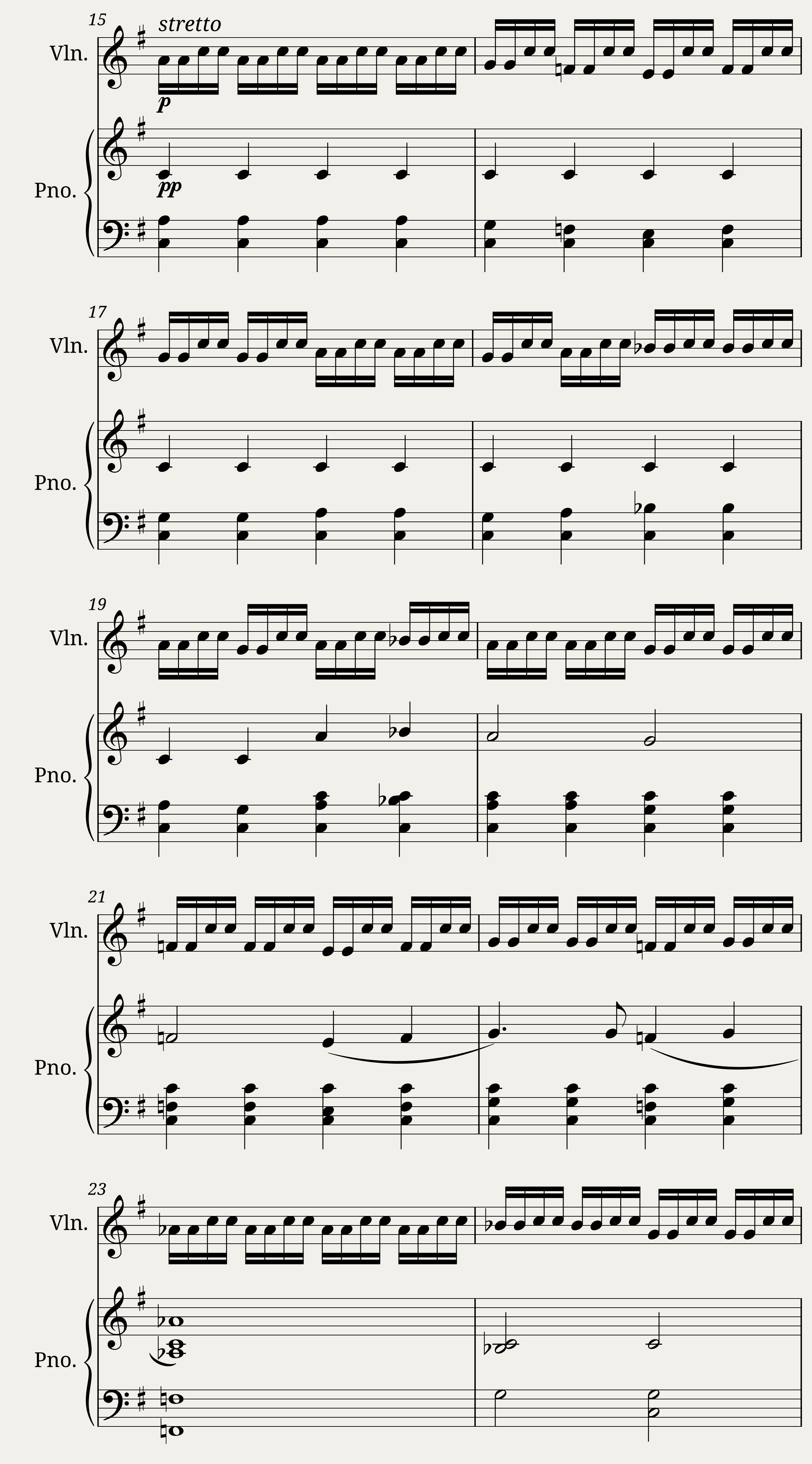 Piano and violin sonata n1 in G major by Dominique Picard - 3rd mv — 2/22