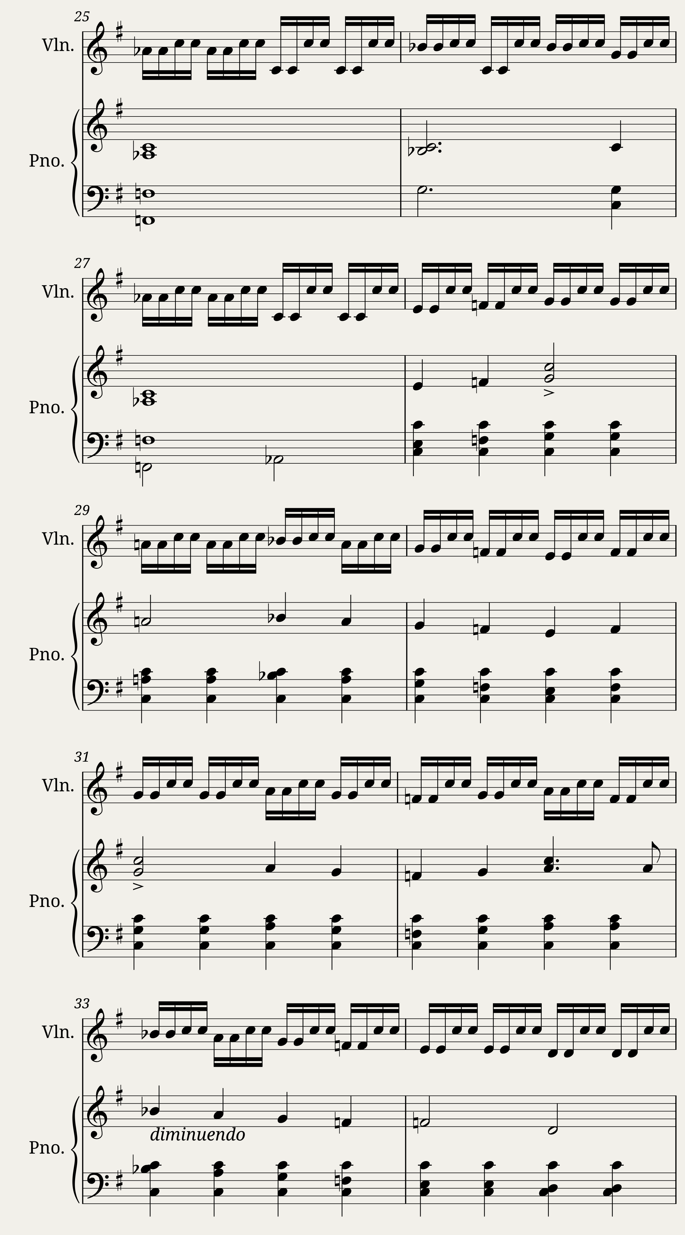Piano and violin sonata n1 in G major by Dominique Picard - 3rd mv — 3/22