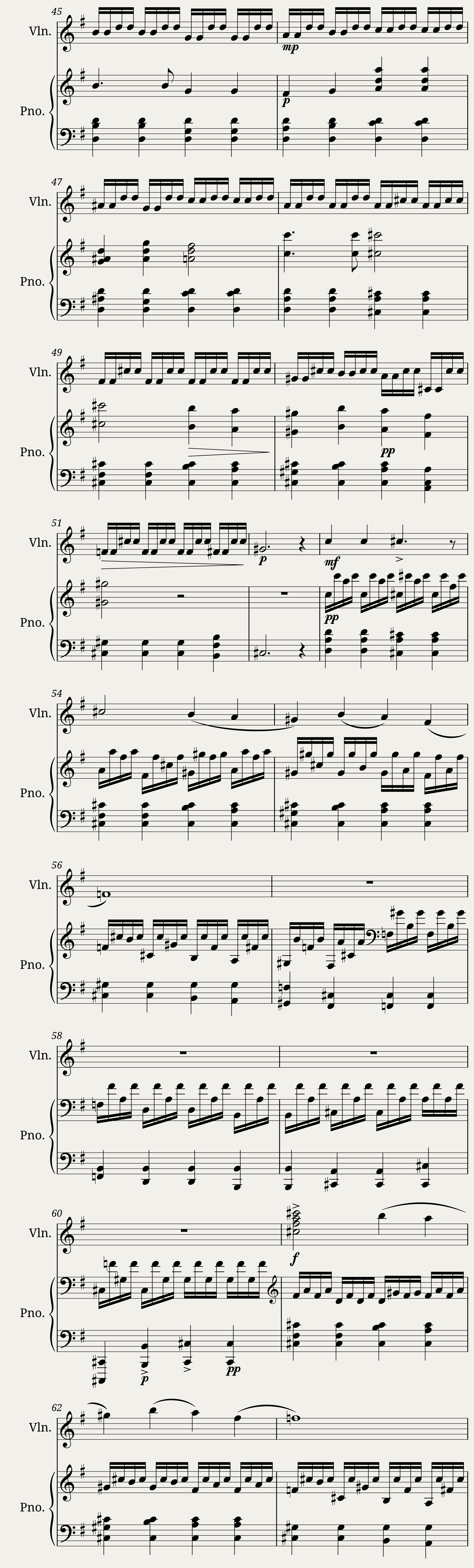 Piano and violin sonata n1 in G major by Dominique Picard - 3rd mv — 5/22
