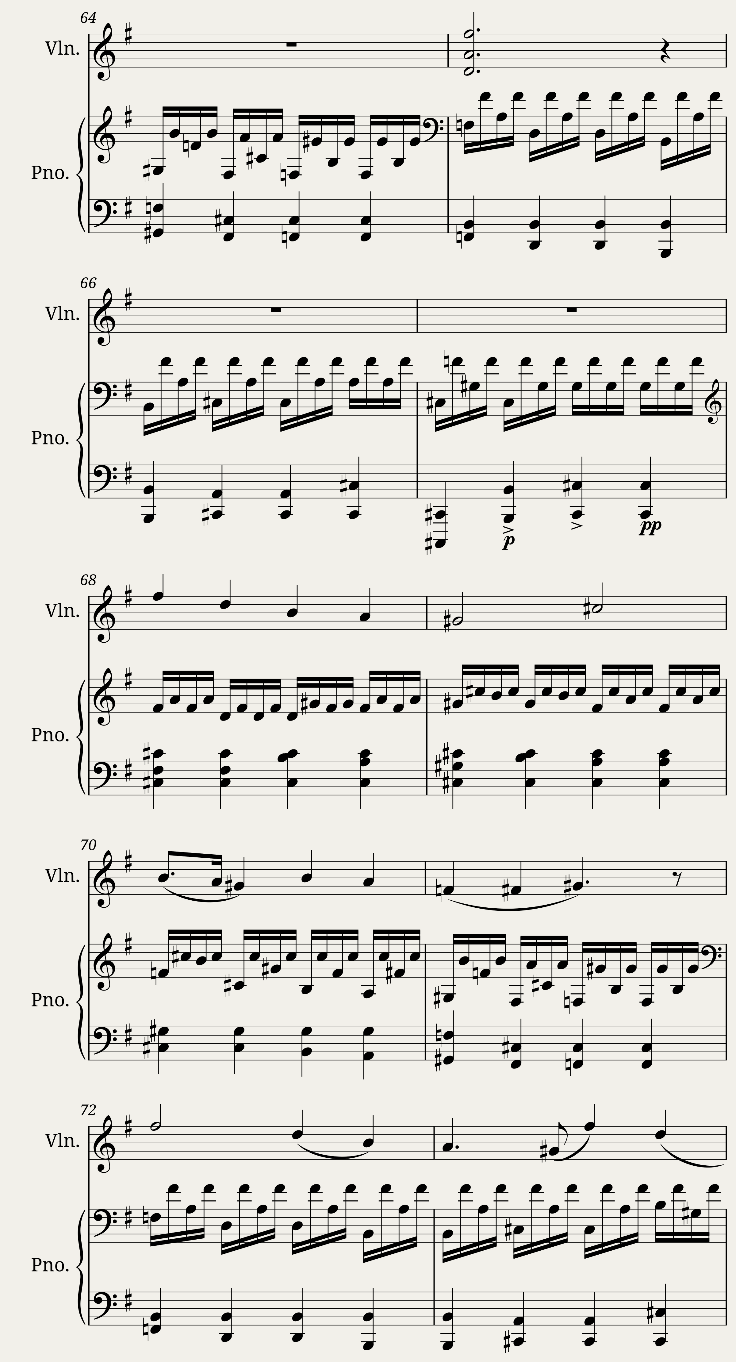 Piano and violin sonata n1 in G major by Dominique Picard - 3rd mv — 6/22