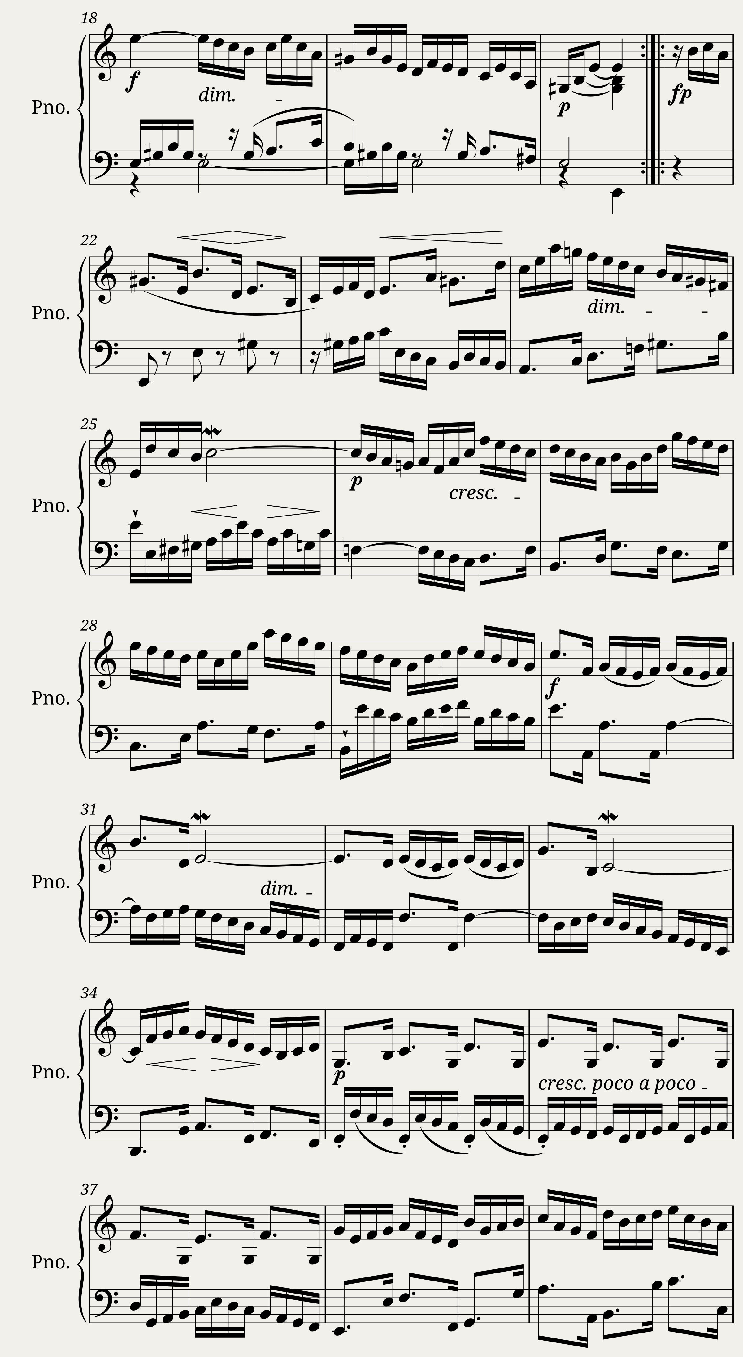 J.S. Bach Partita No.3 3. Courante — 2/3