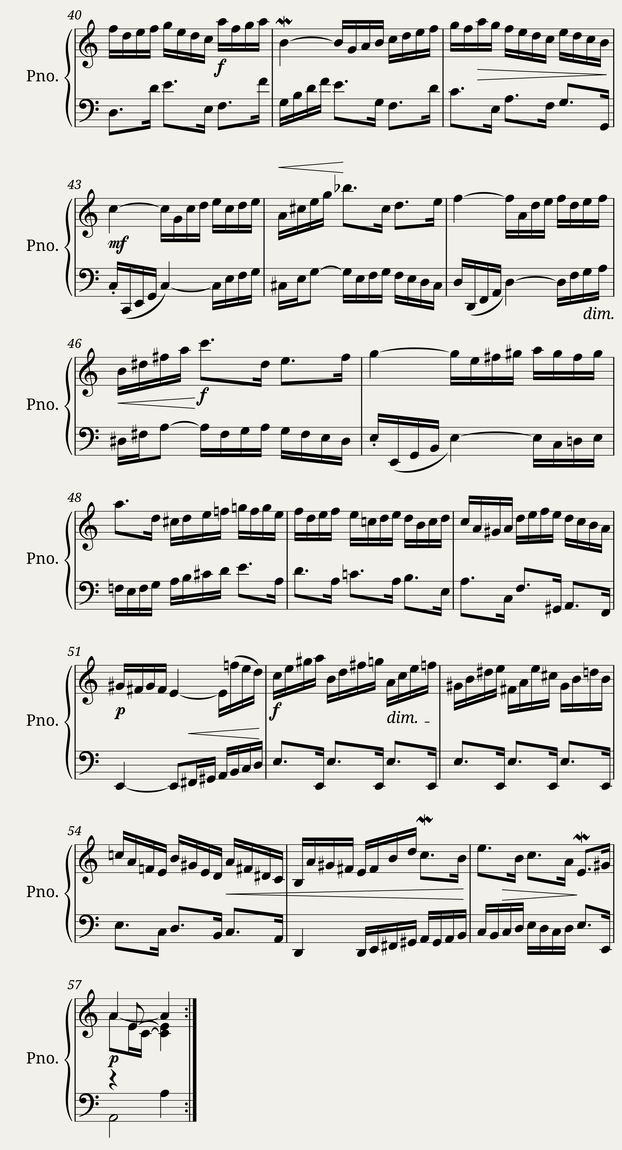 J.S. Bach Partita No.3 3. Courante — 3/3