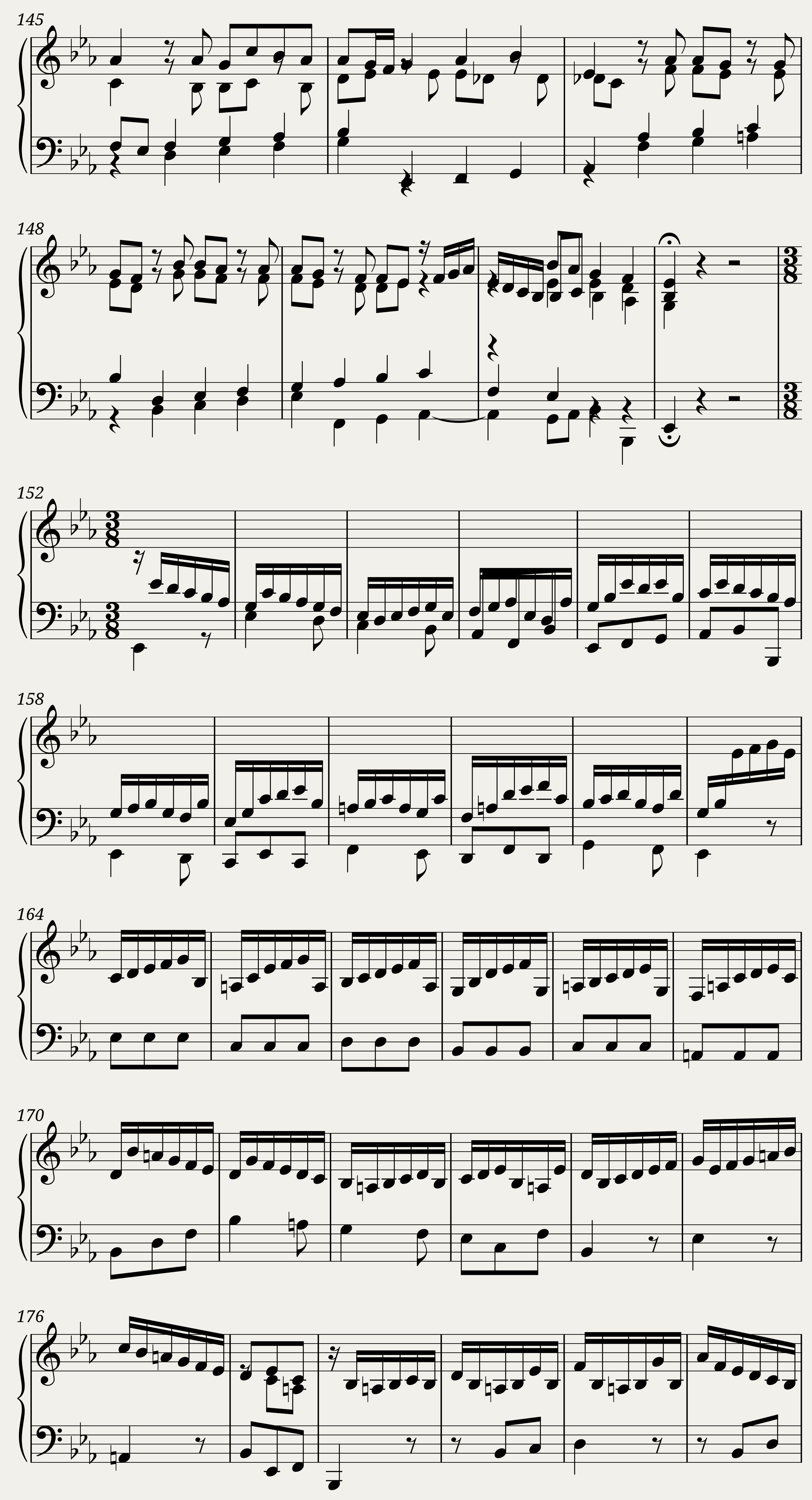 BWV 998: Prelude Fugue and Allegro in E-flat Major (Lute Sound) — 10/14