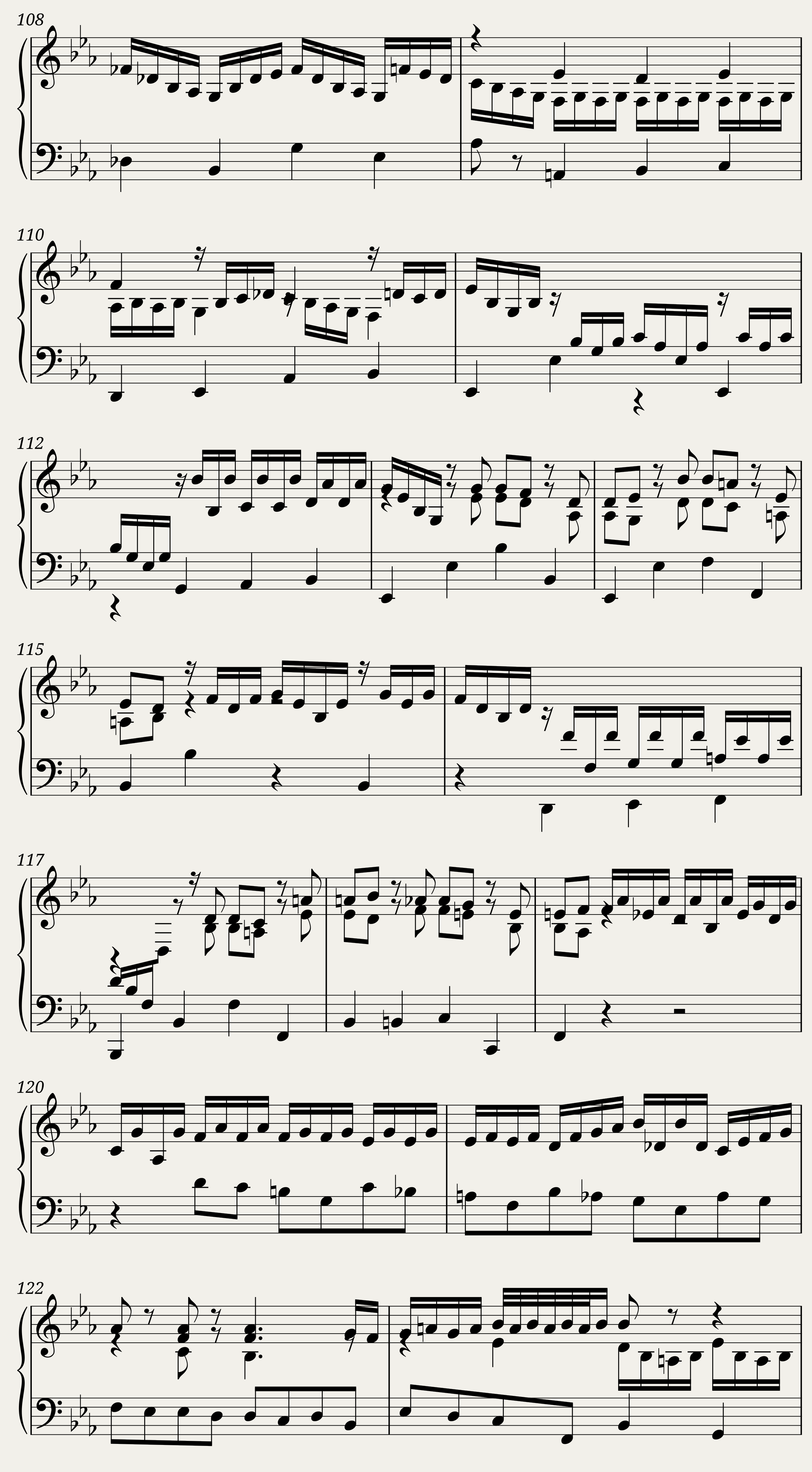 BWV 998: Prelude Fugue and Allegro in E-flat Major (Lute Sound) — 8/14