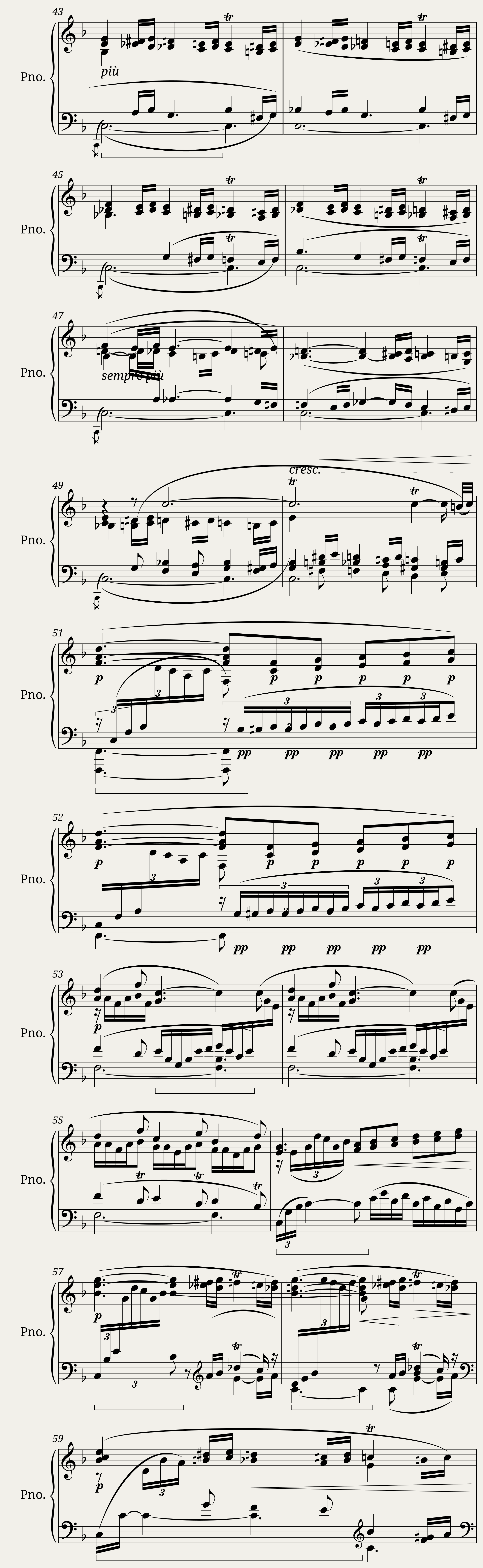 Richard Wagner - GoÌtterdaÌmmerung Act 3 Prelude (Piano Score) — 3/7