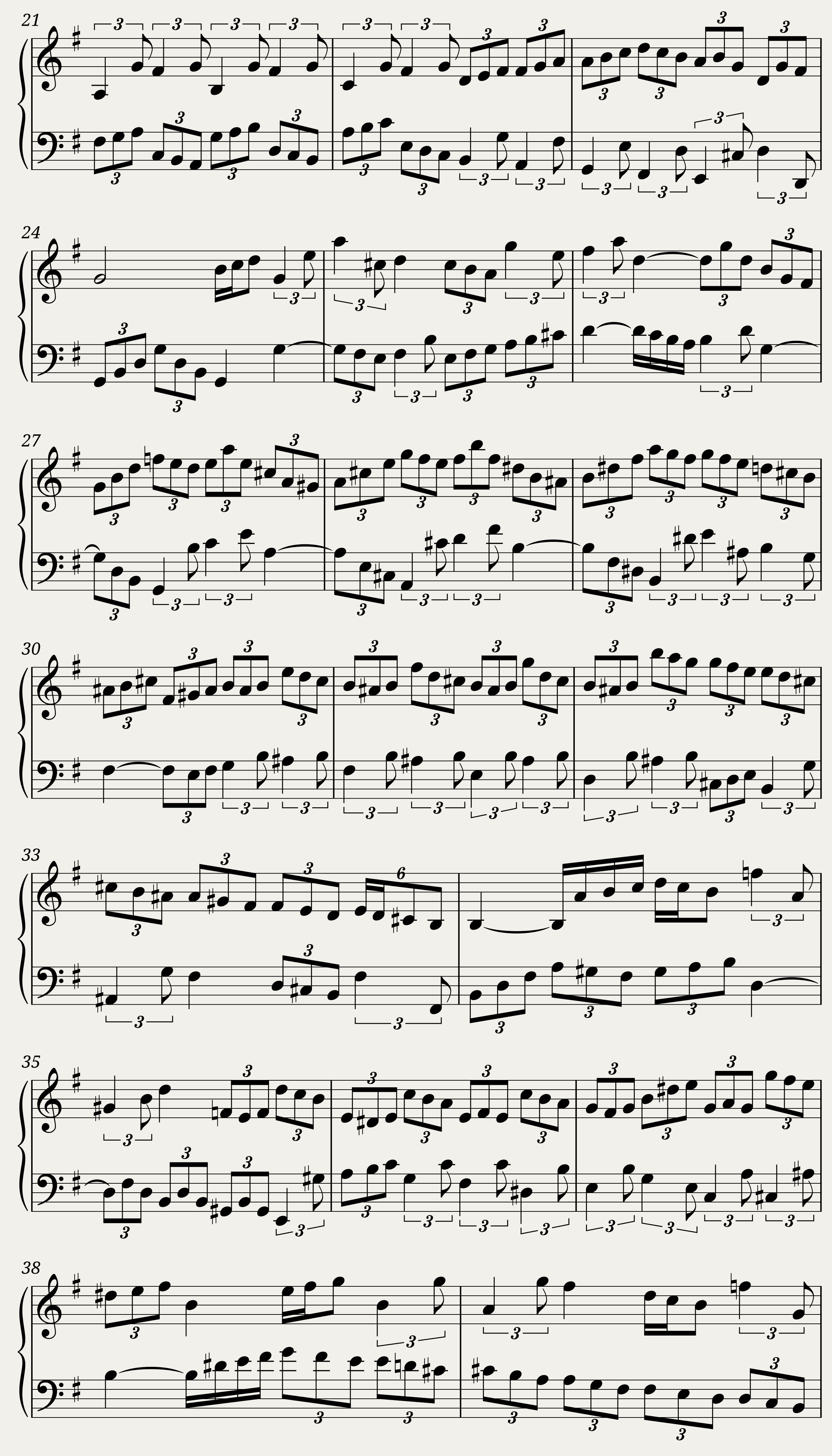 BWV 830 Partita VI Tempo di Gavotta — 2/3