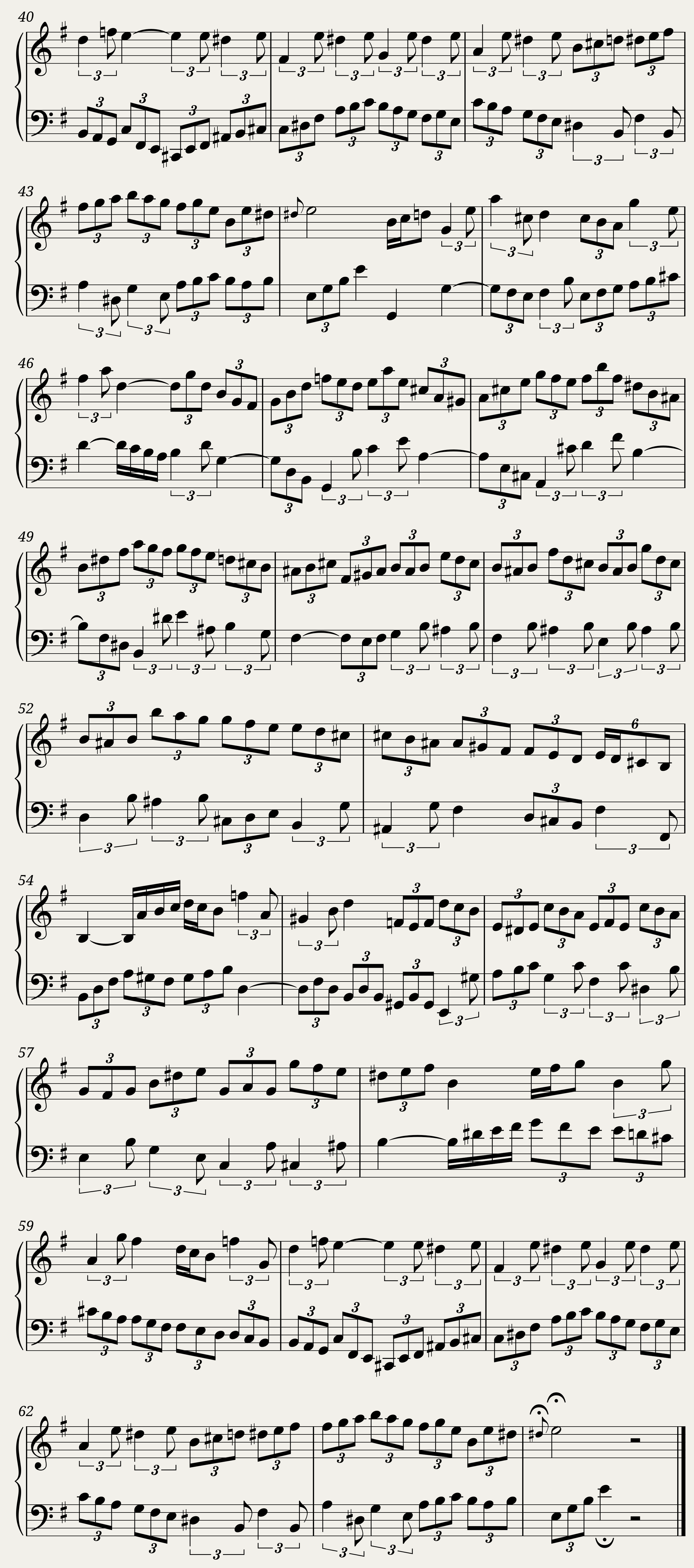 BWV 830 Partita VI Tempo di Gavotta — 3/3