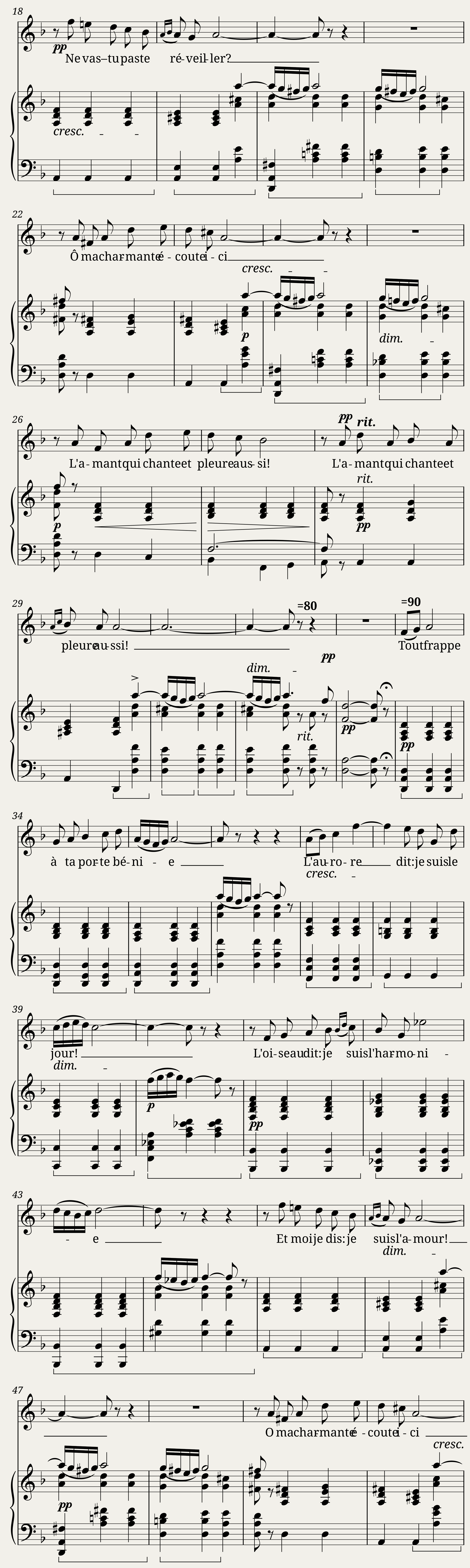 Gounod Charles - 6 Mélodies No.3 - Aubade — 2/3