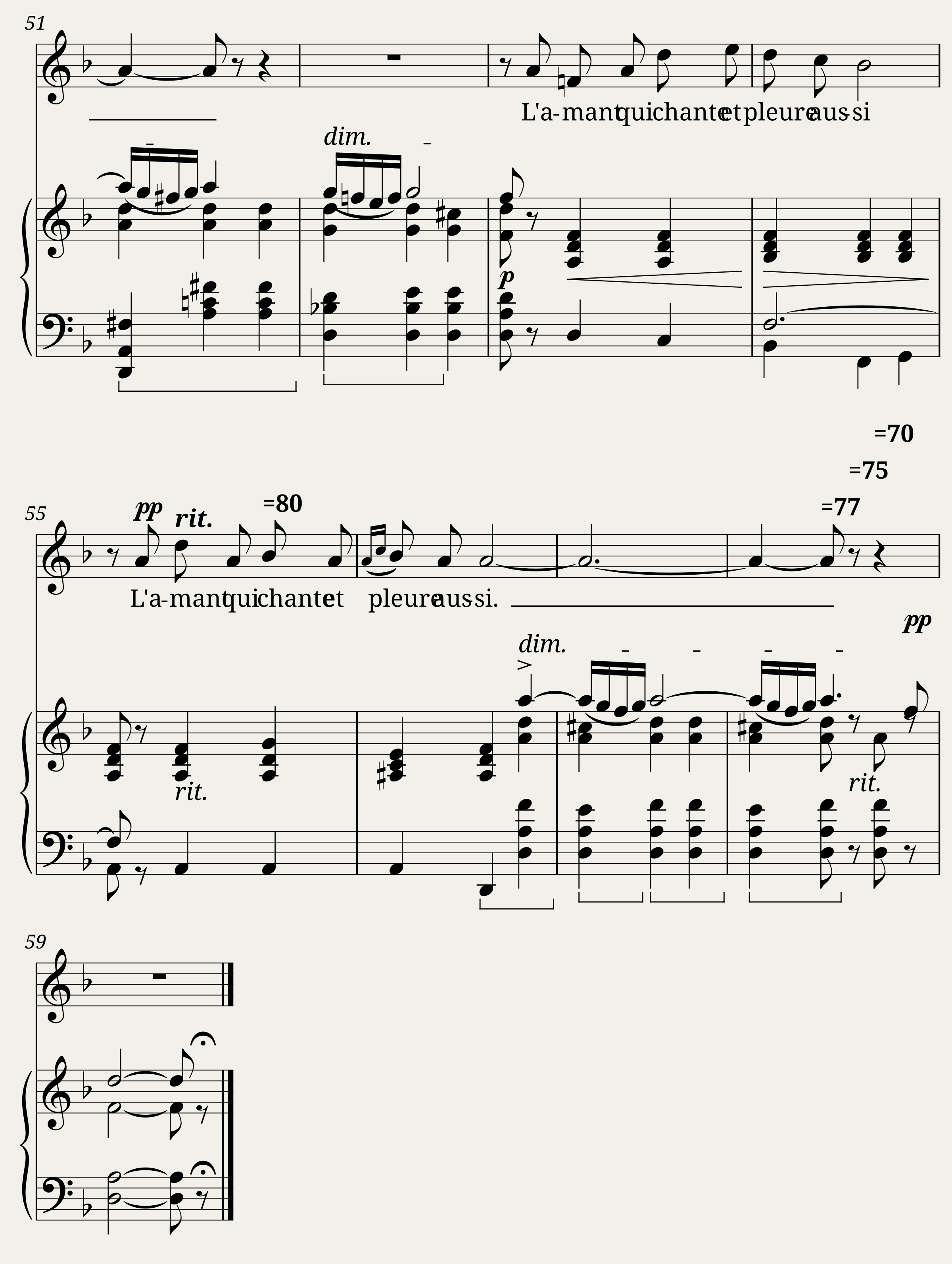 Gounod Charles - 6 Mélodies No.3 - Aubade — 3/3