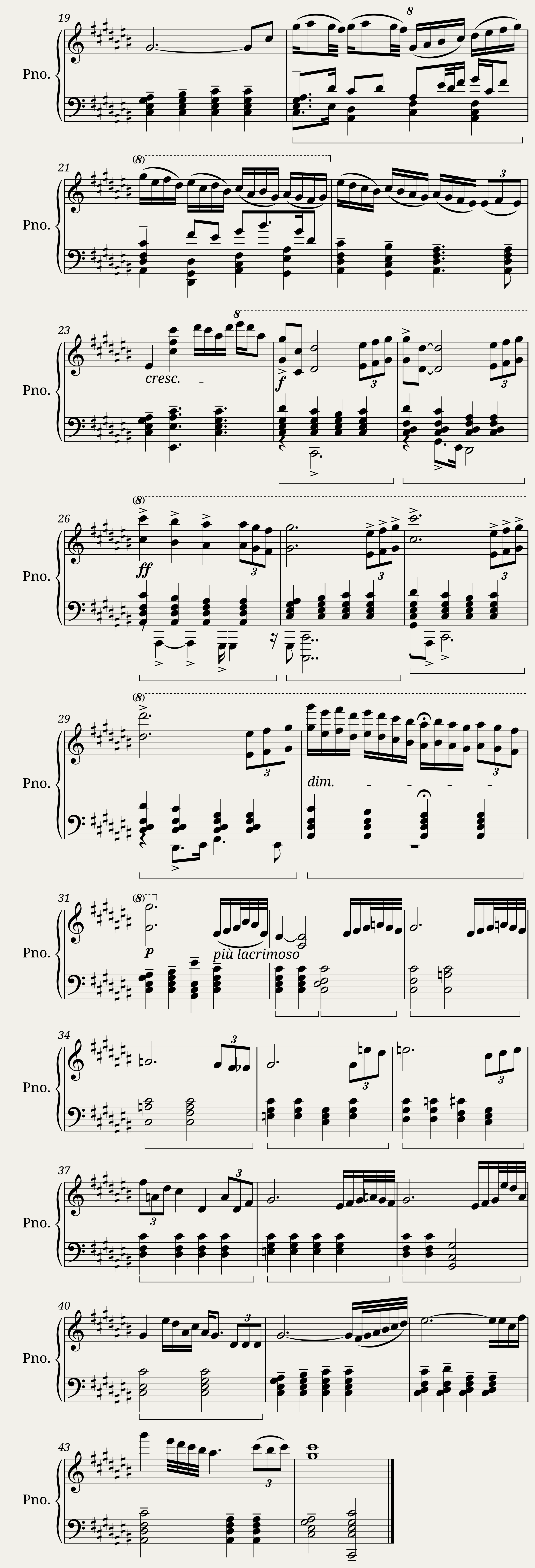 Passing Soul Variation in C sharp minor — 2/2