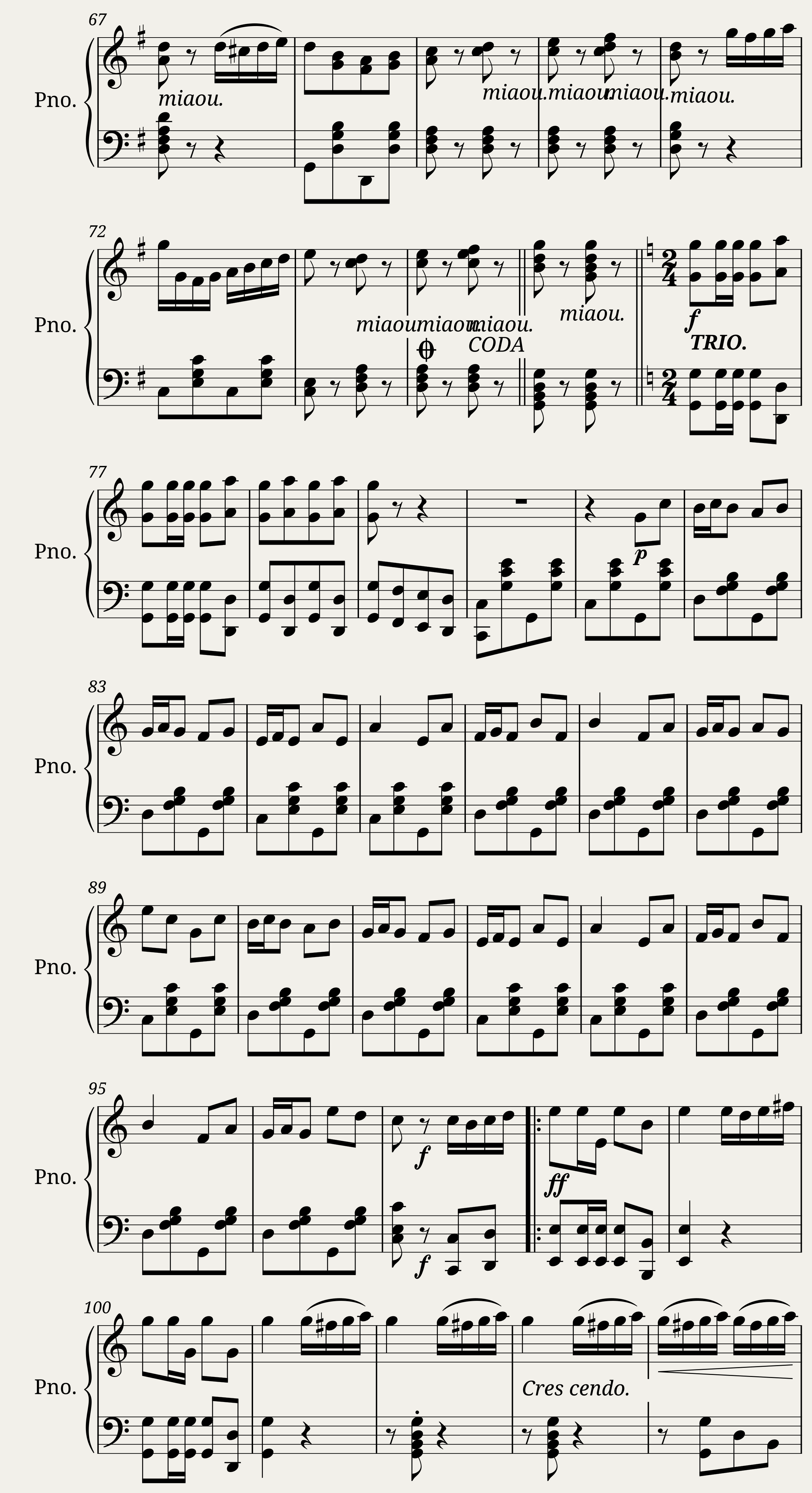 La Polka des Chats — 3/4