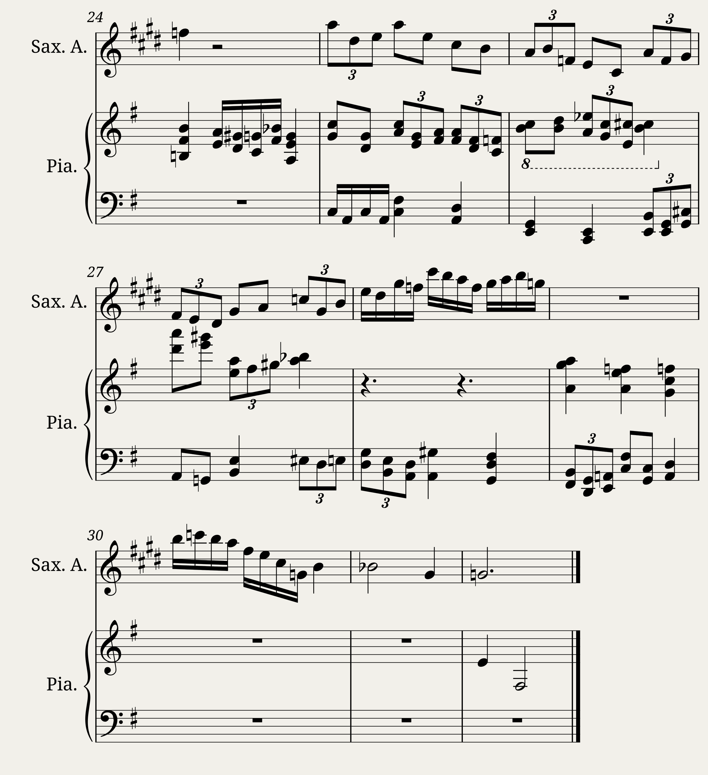 Saxophone sonata — 2/2