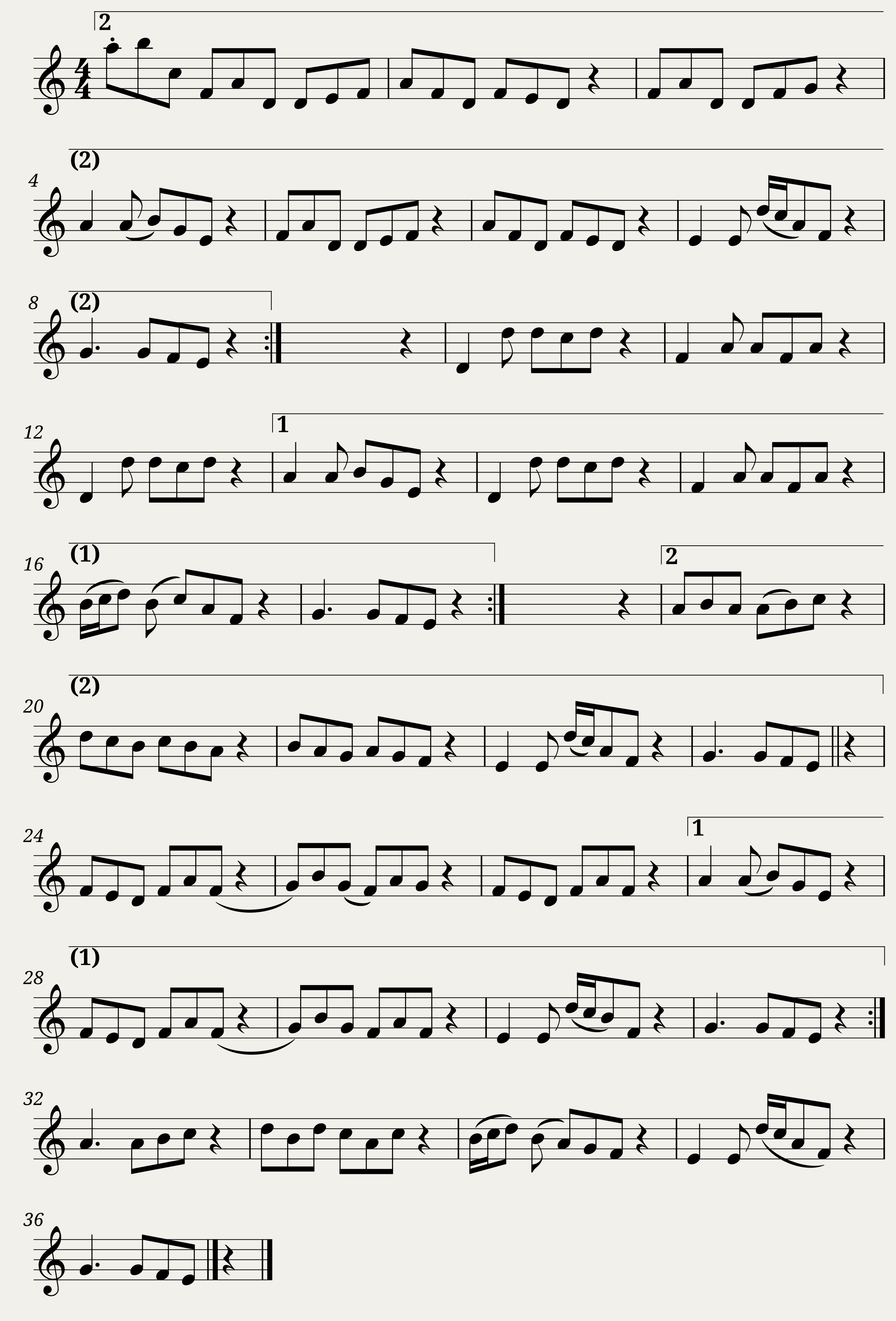 The chorus jig