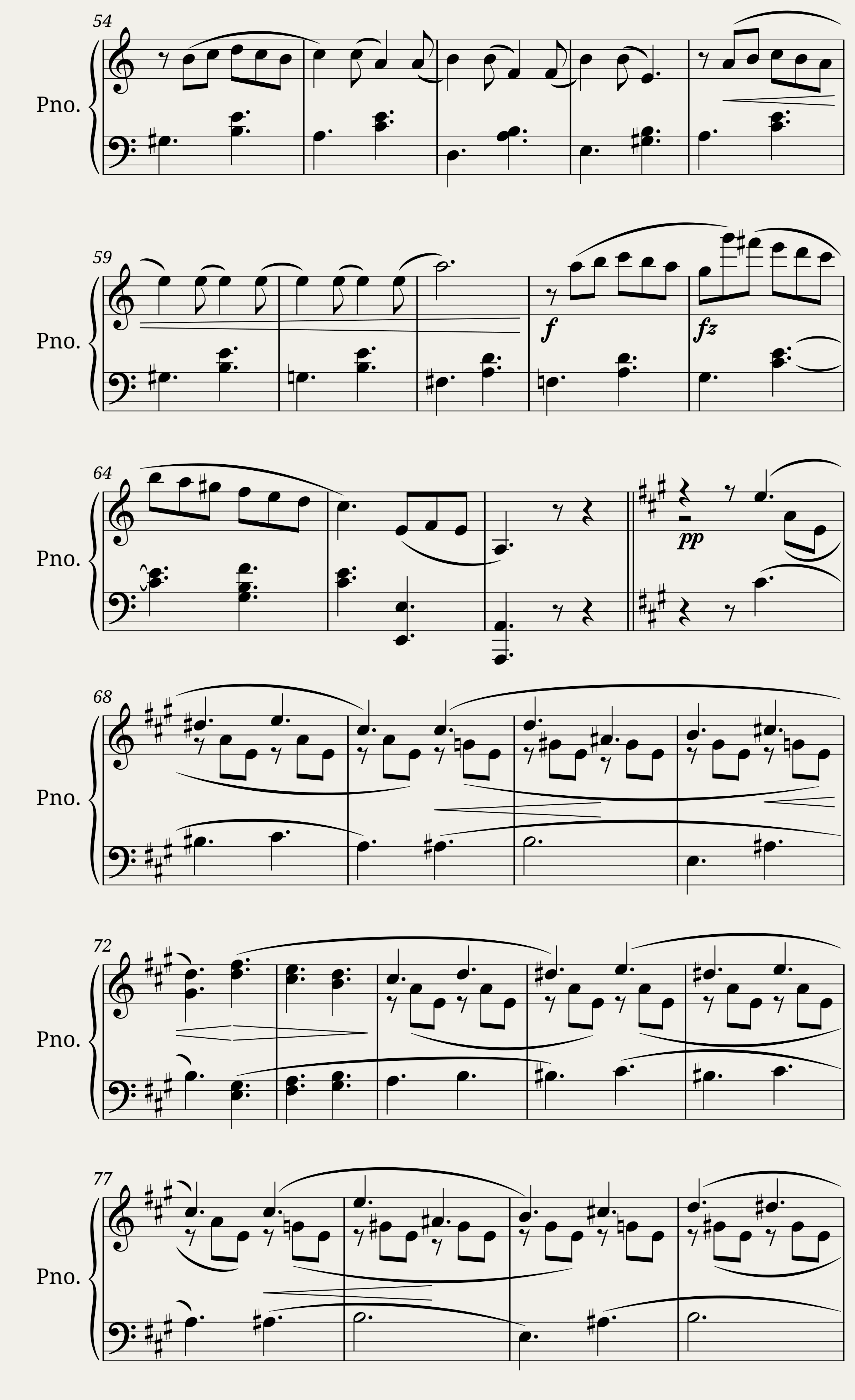 Tarantella in A minor — 2/7