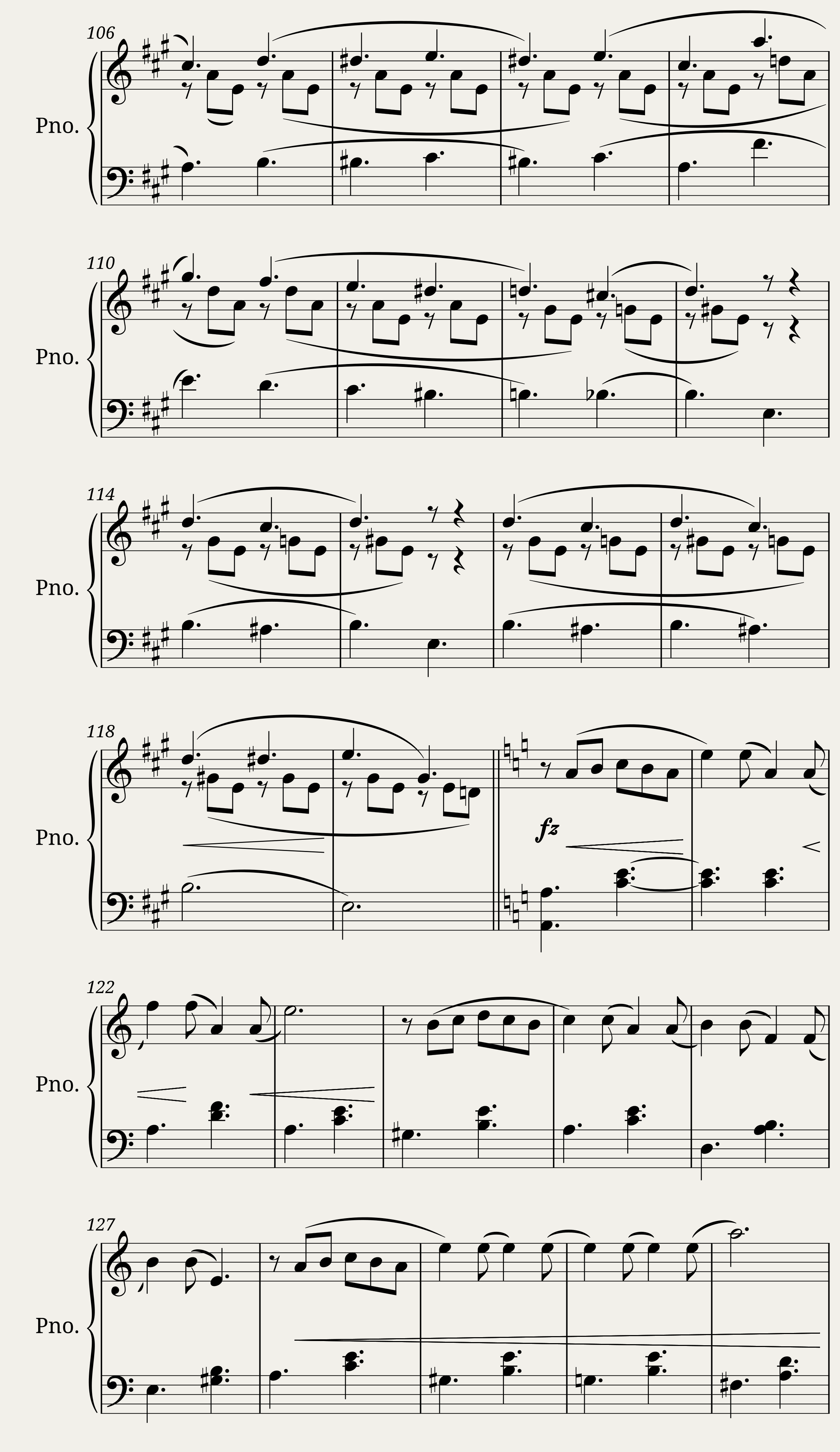 Tarantella in A minor — 4/7