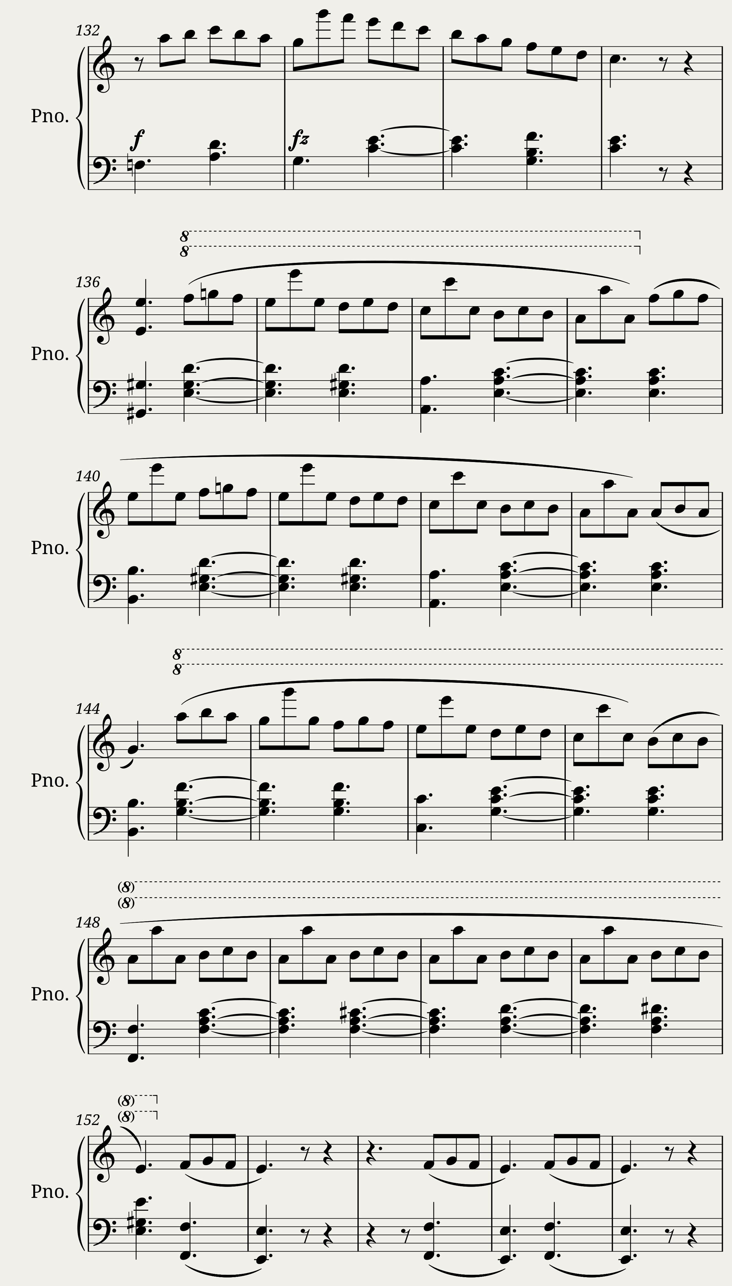 Tarantella in A minor — 5/7