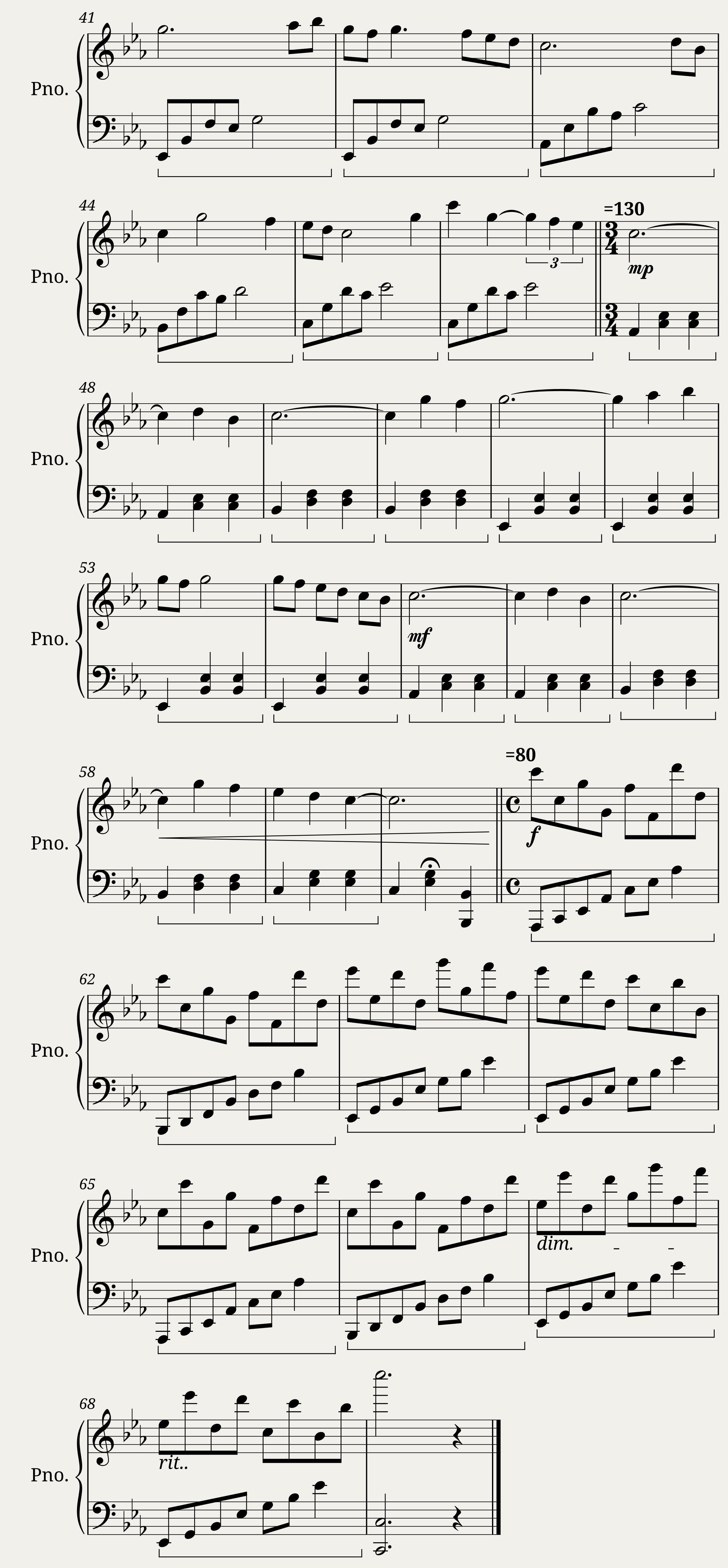 Dearly Beloved ( Solo Piano Arrangement) — 2/2