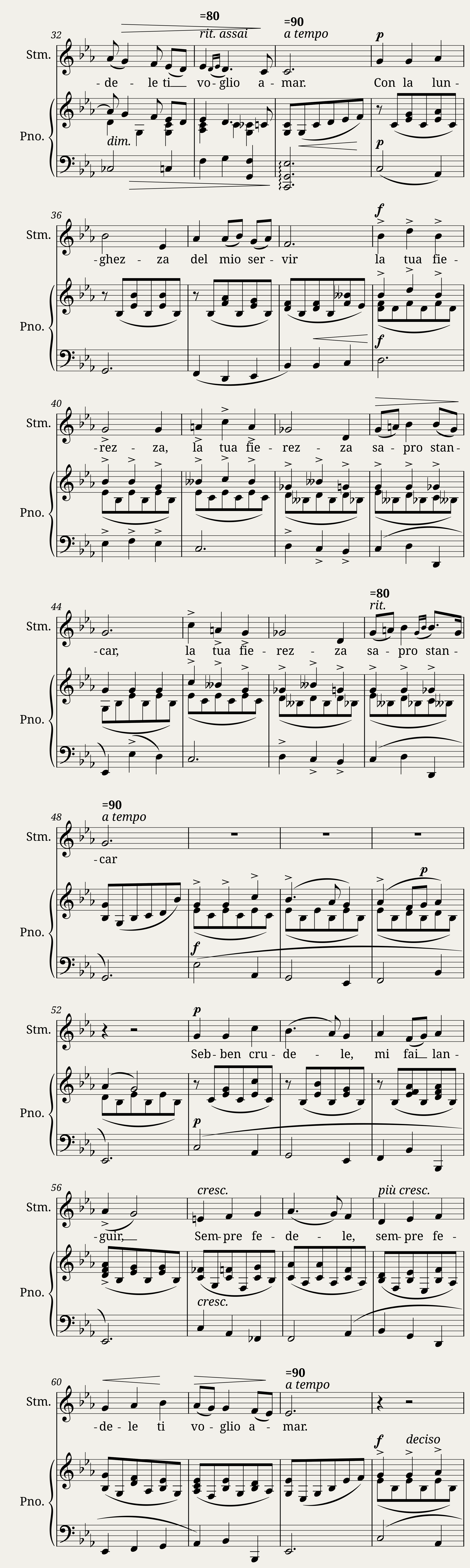 Sebben crudele (Caldara) — 3/4