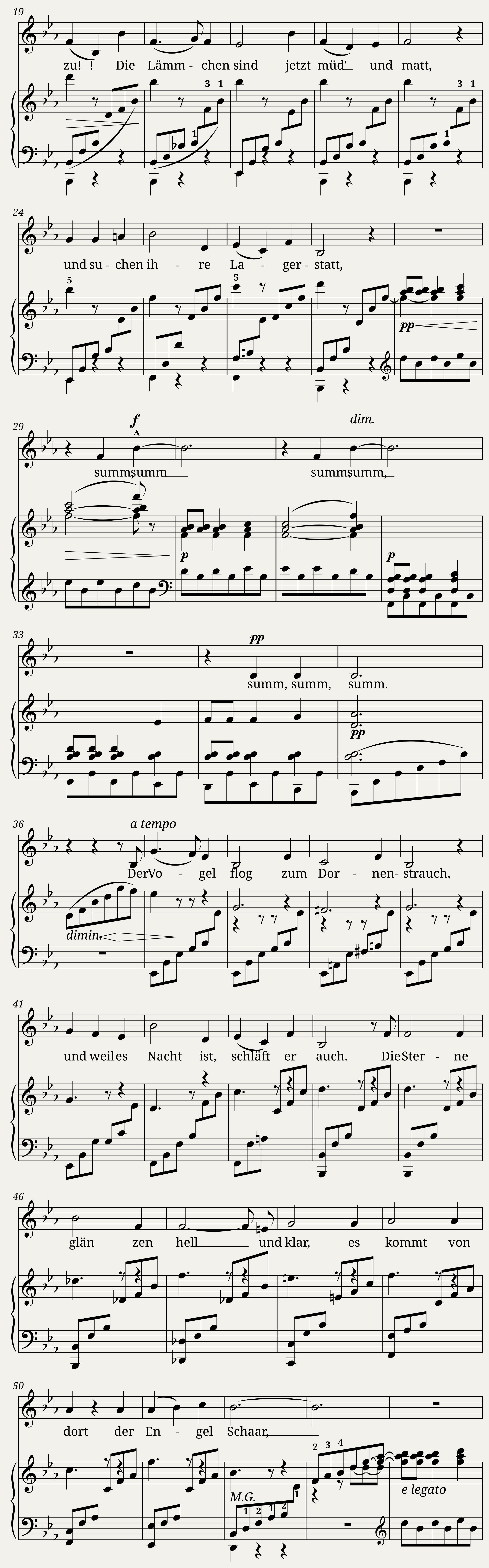Wiegenlied — 2/4