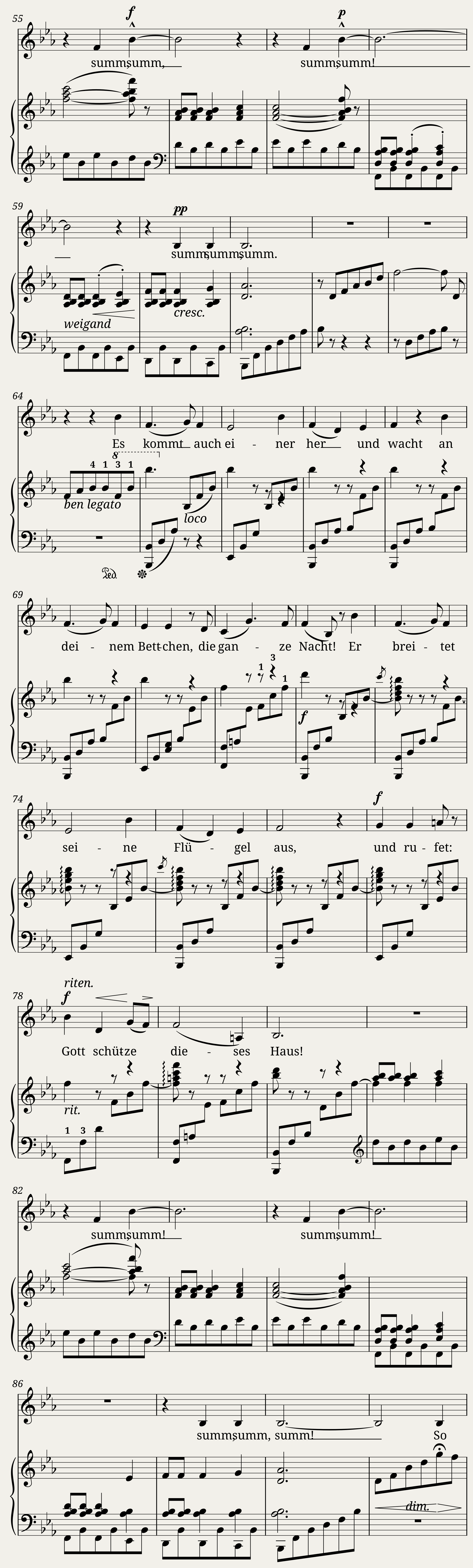 Wiegenlied — 3/4