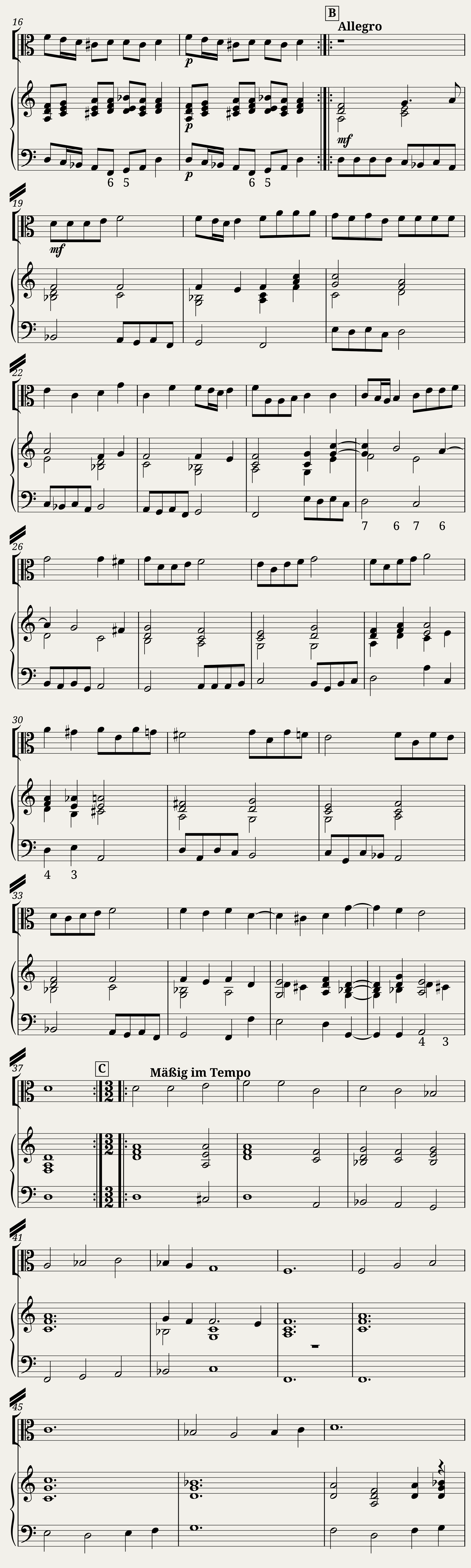 Sonata für Altposaune und Basso Continuo — 2/4