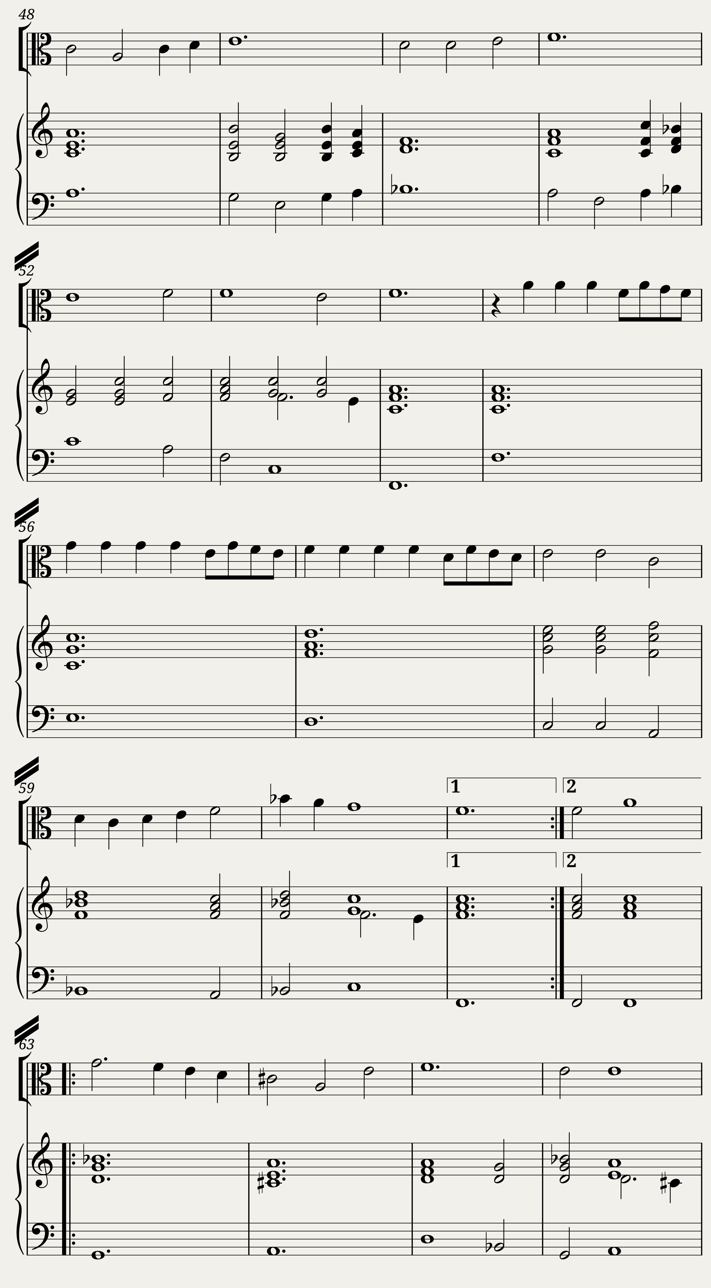 Sonata für Altposaune und Basso Continuo — 3/4