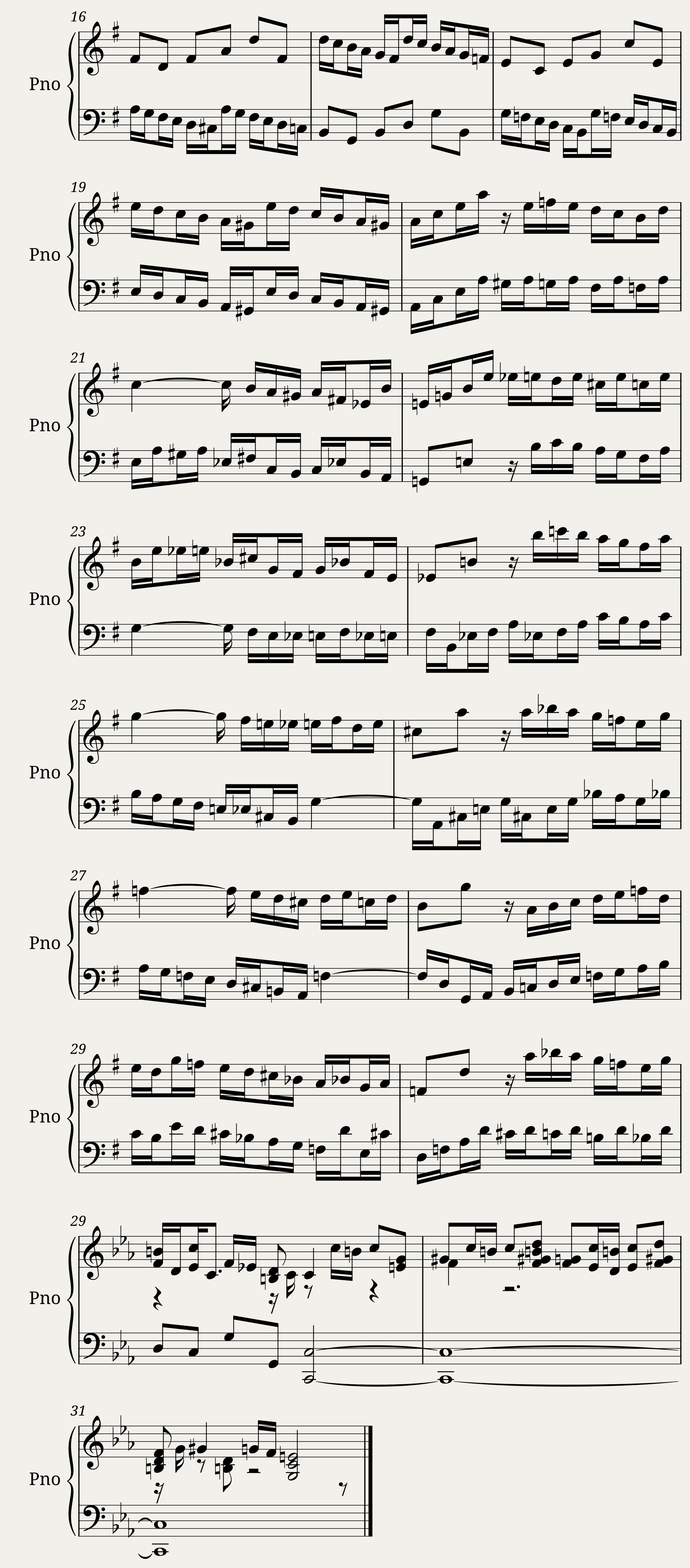 Das Wohltemperierte Clavier I, Fuga X — 2/2