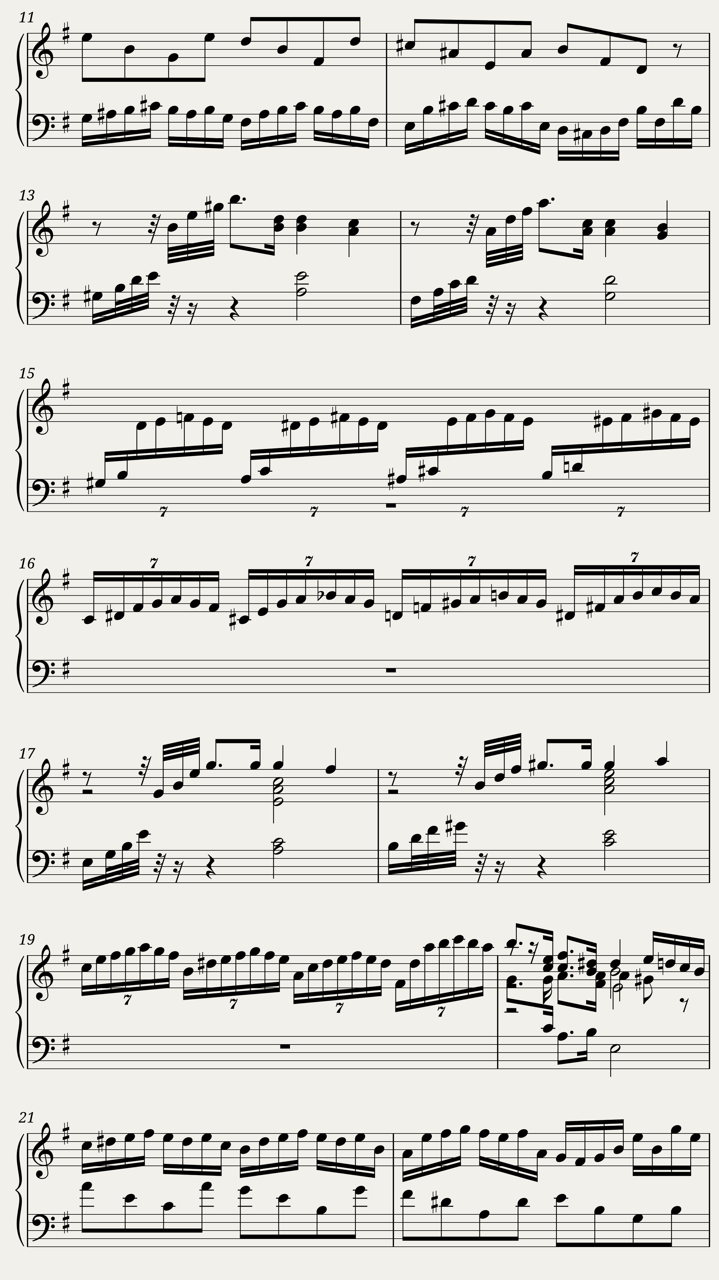BWV 857 The Well-Tempered Clavier Part I Praeludium XII — 2/2