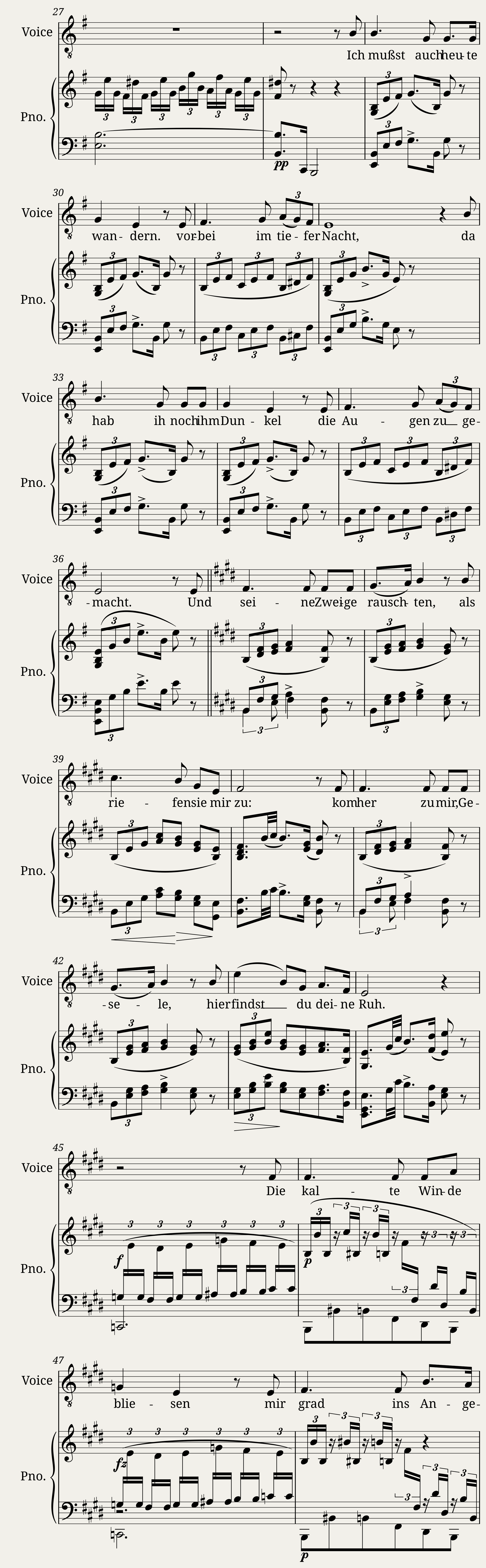 Der Lindenbaum - Franz Schubert — 2/4