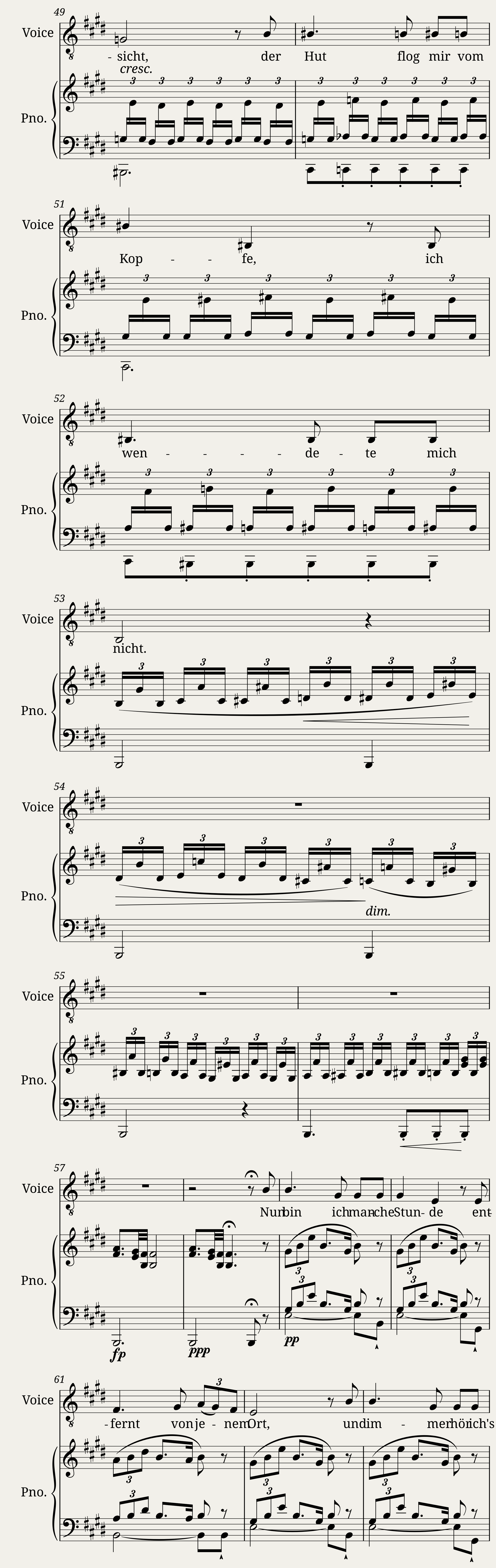 Der Lindenbaum - Franz Schubert — 3/4