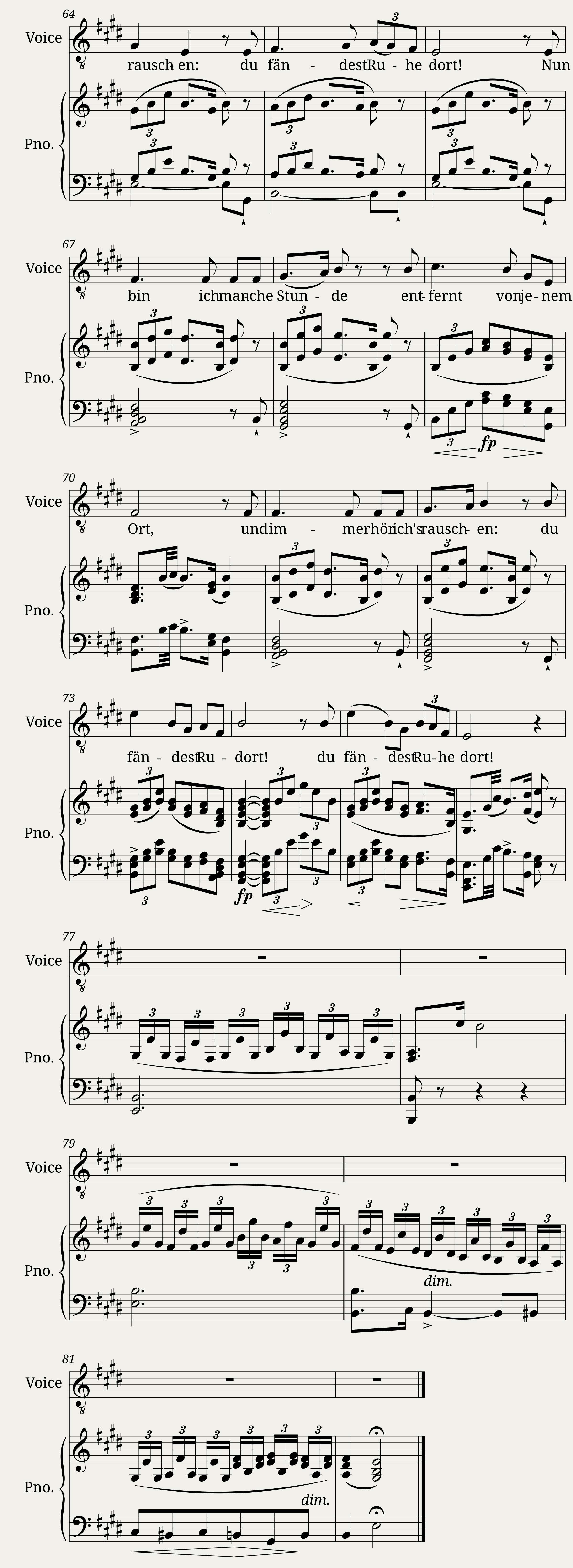 Der Lindenbaum - Franz Schubert — 4/4
